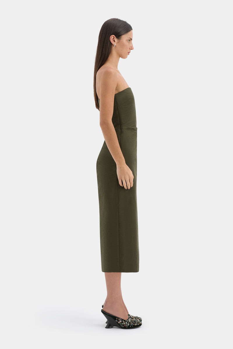 Sorel Strapless Midi Dress SIR. Sorel Strapless Midi Dress SIR.