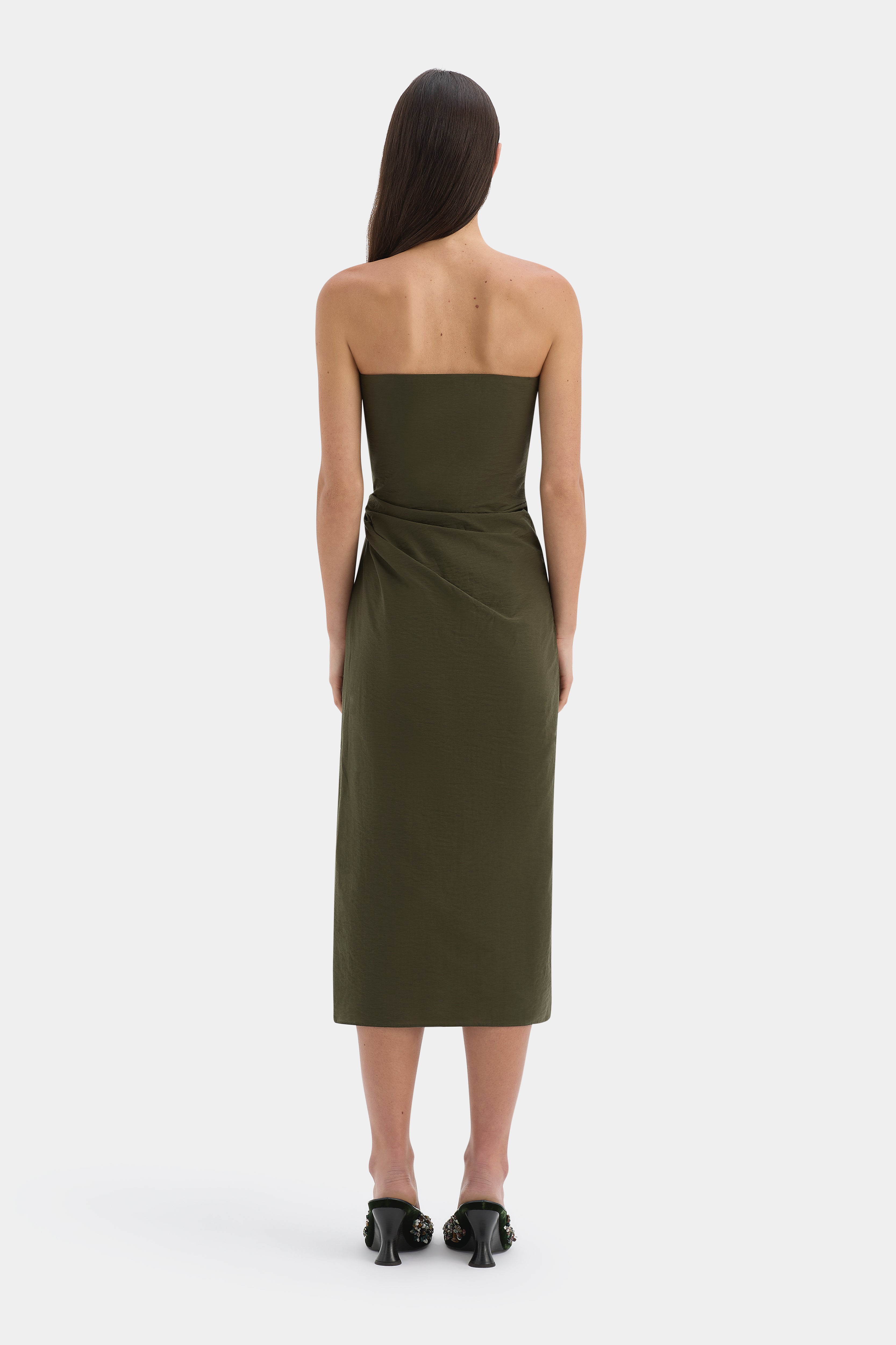 Sorel Strapless Midi Dress