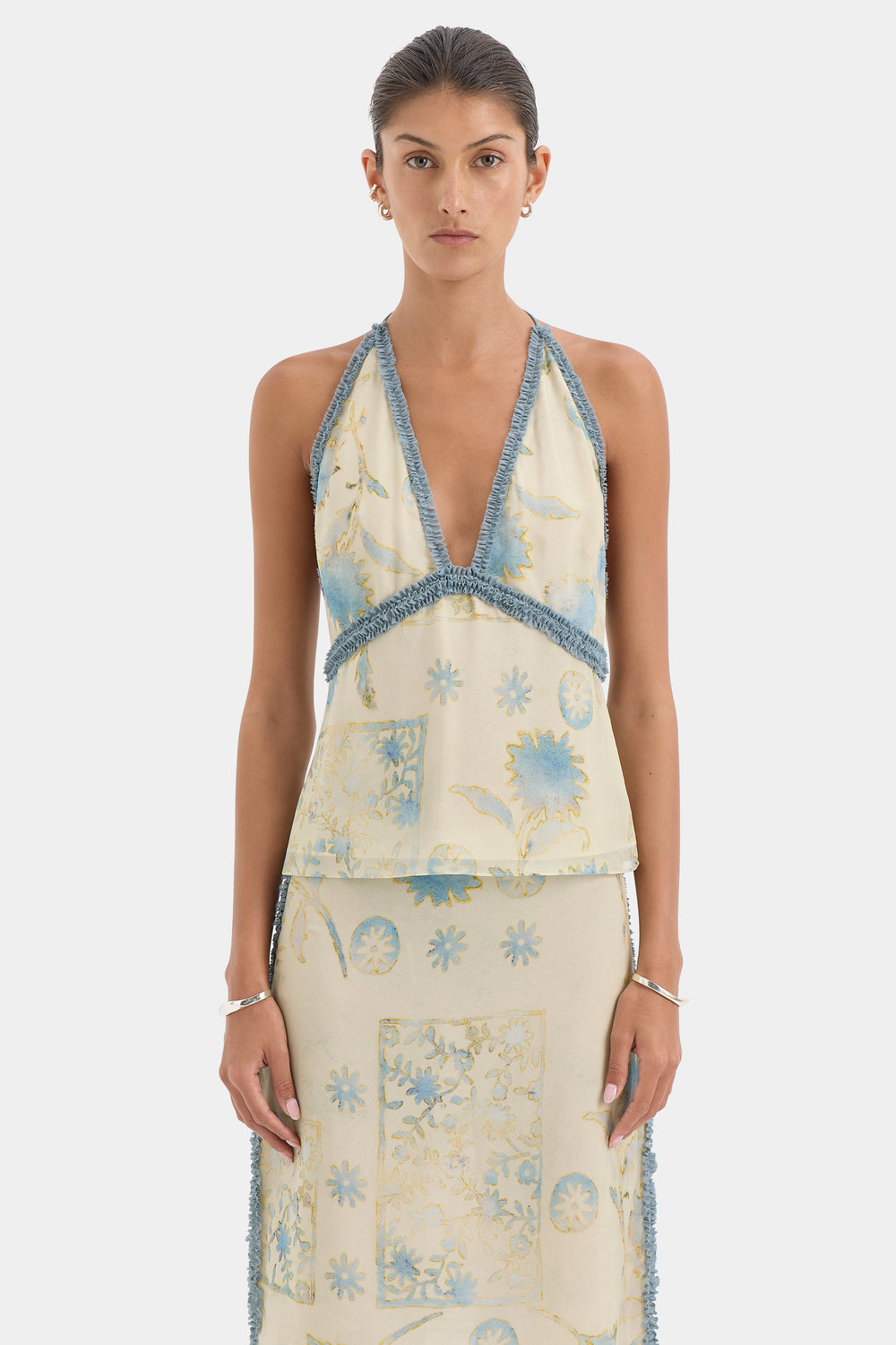 Cecile Halter Top