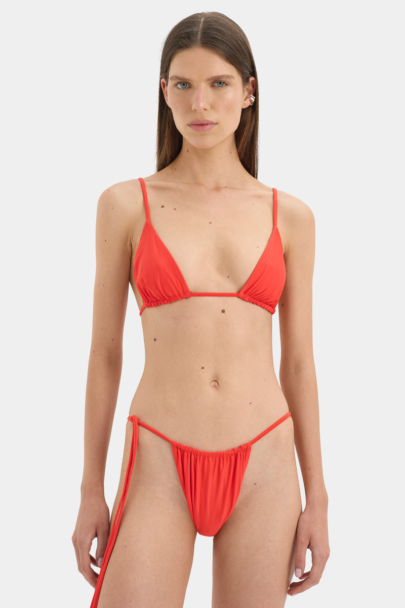 Clarita String Triangle Top