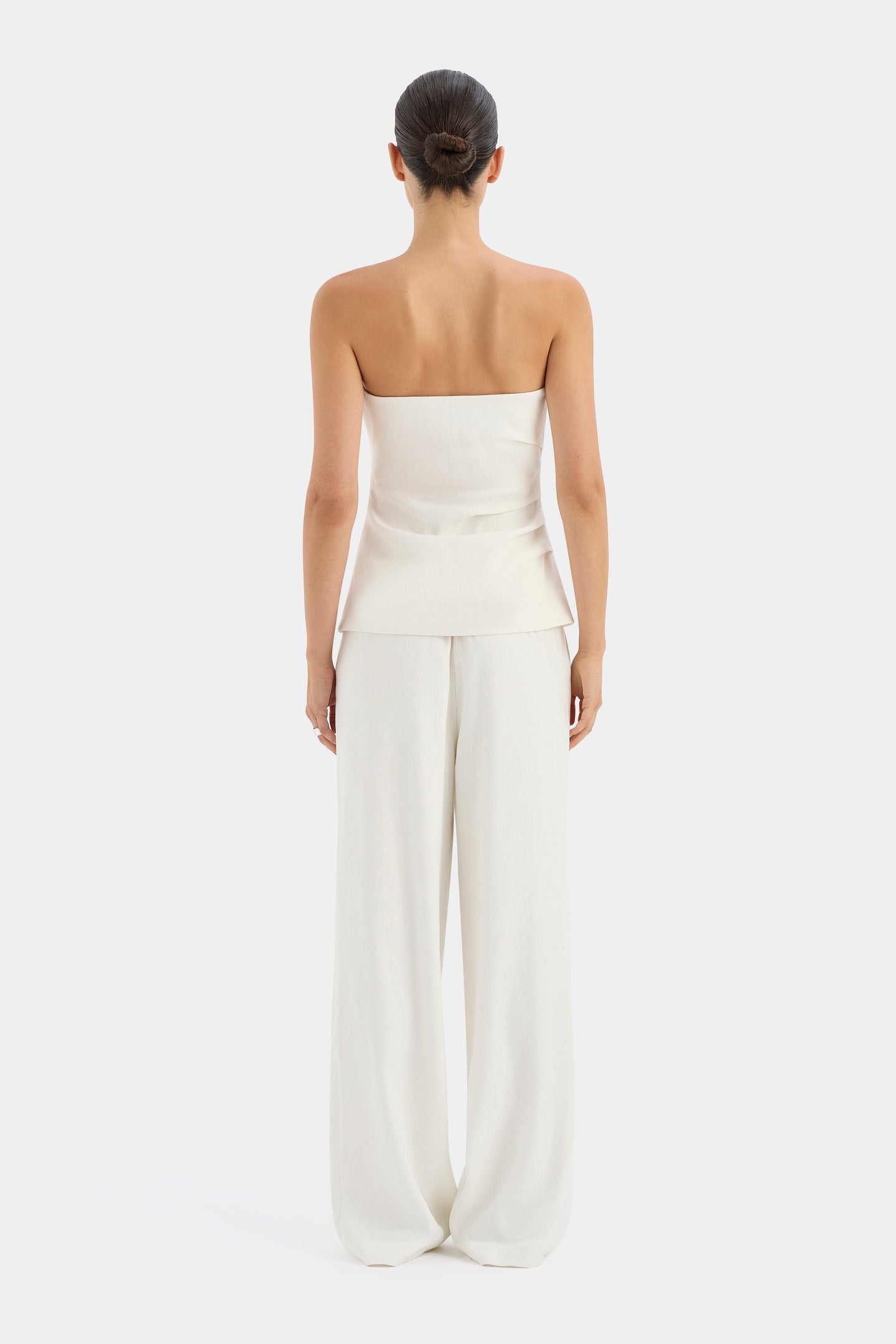 SIR the label Dorian Pleated Bodice IVORY