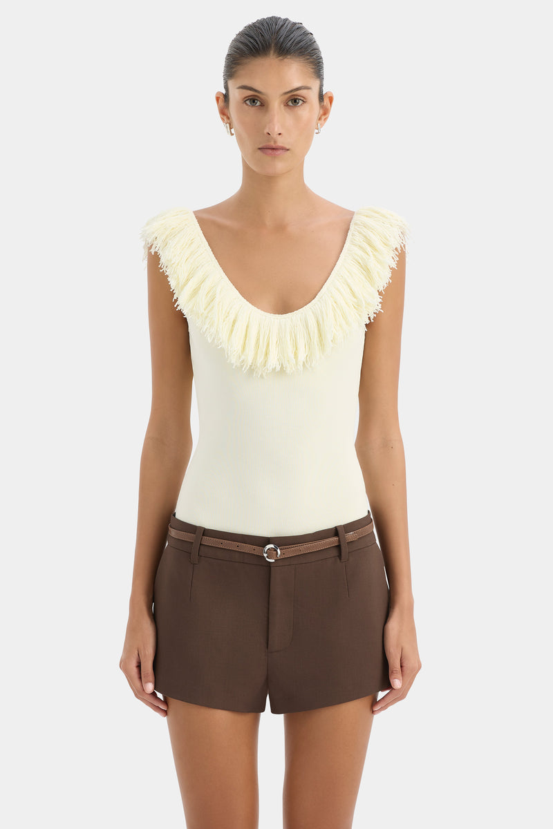 Marcelline Fringe Bodysuit