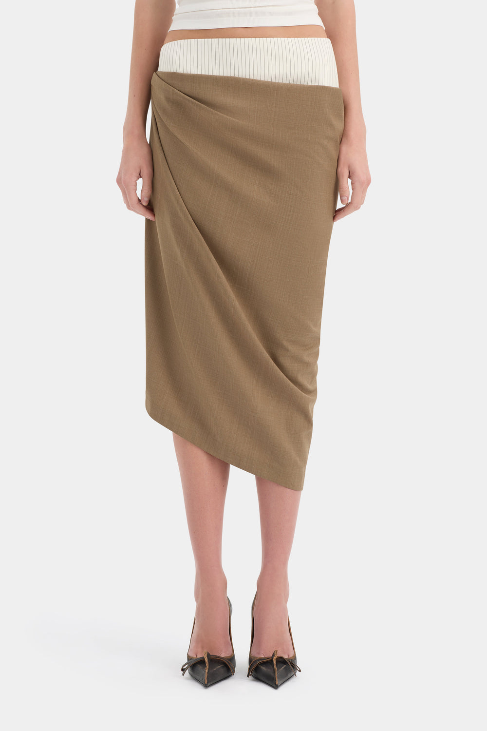 Bastille Layered Midi Skirt