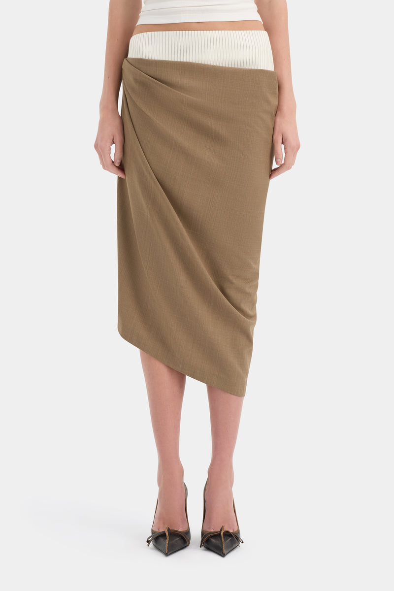 Bastille Layered Midi Skirt