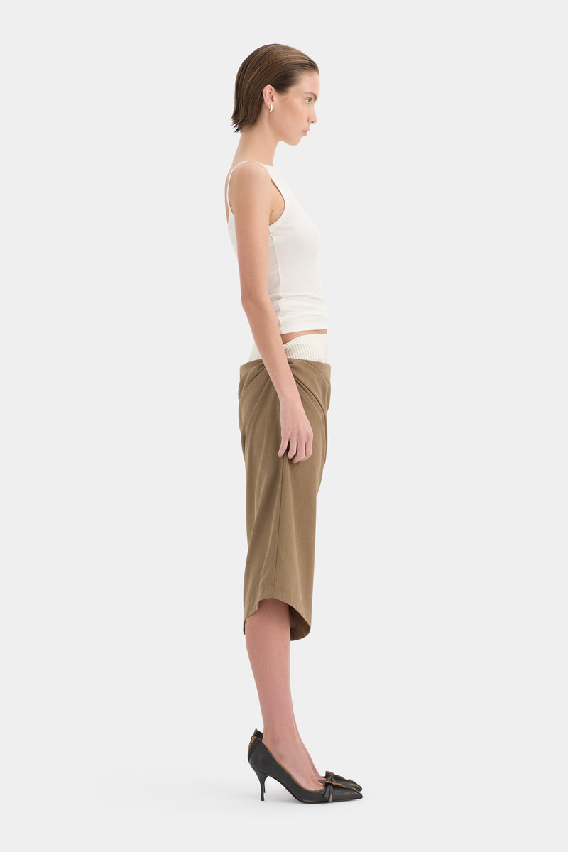 Bastille Layered Midi Skirt