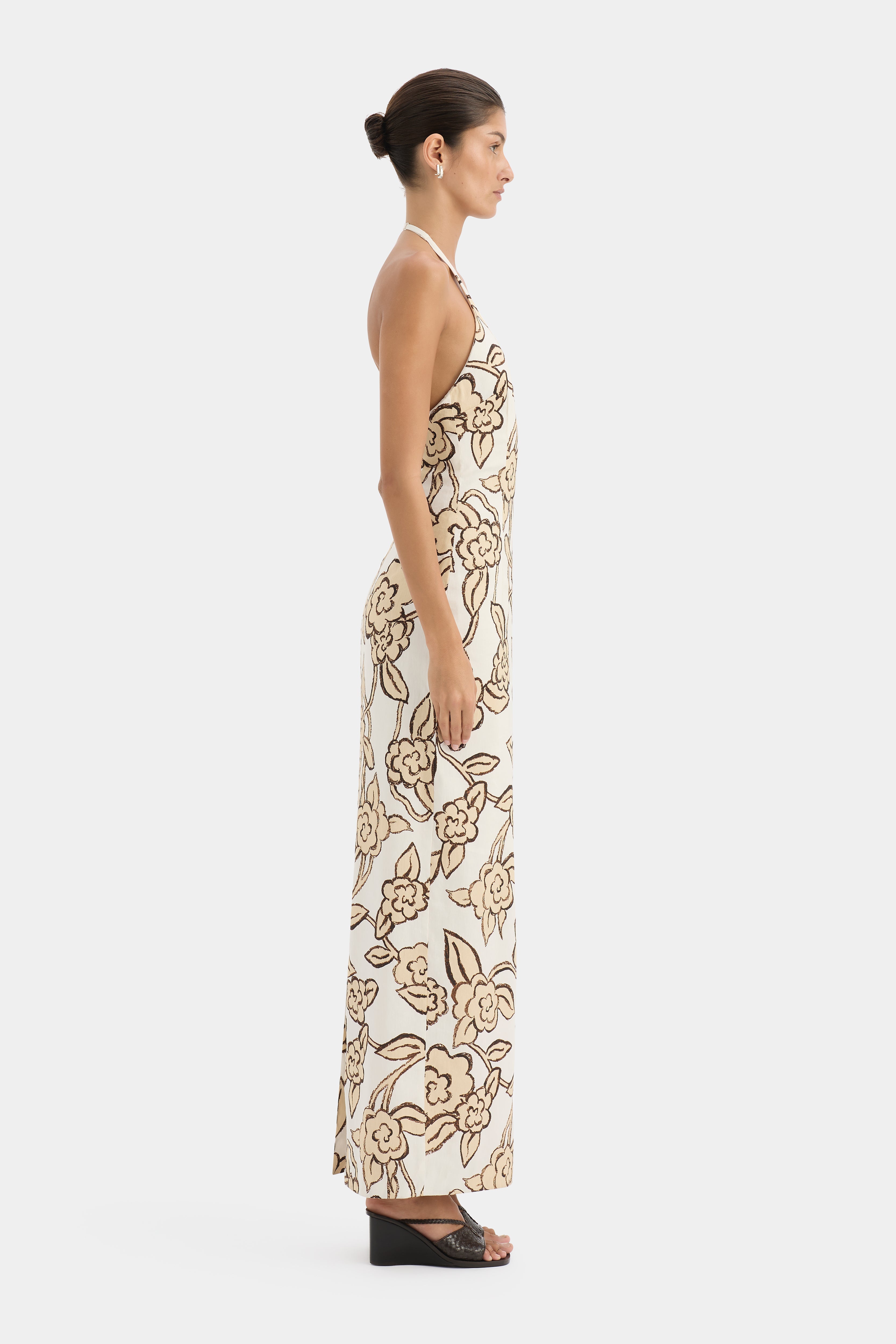 Elodie Halter Midi Dress