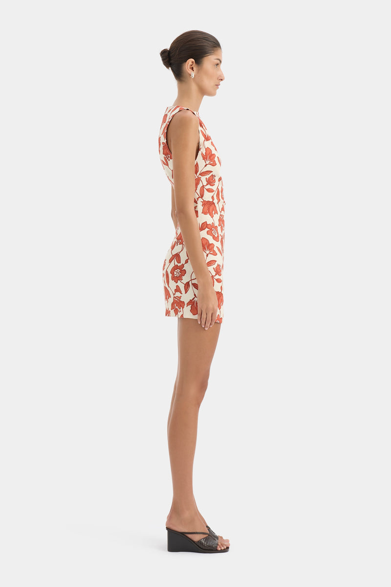 Chloe Mini Dress | Tuelleries Print