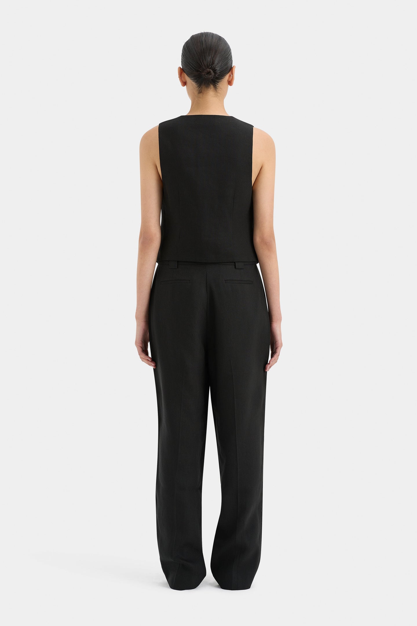 SIR the label Clemence Tailored Vest BLACK