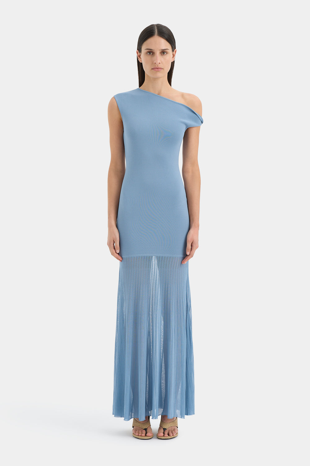 Indigo Twist Dress | Blue | SIR. Indigo Twist Dress | Blue | SIR.