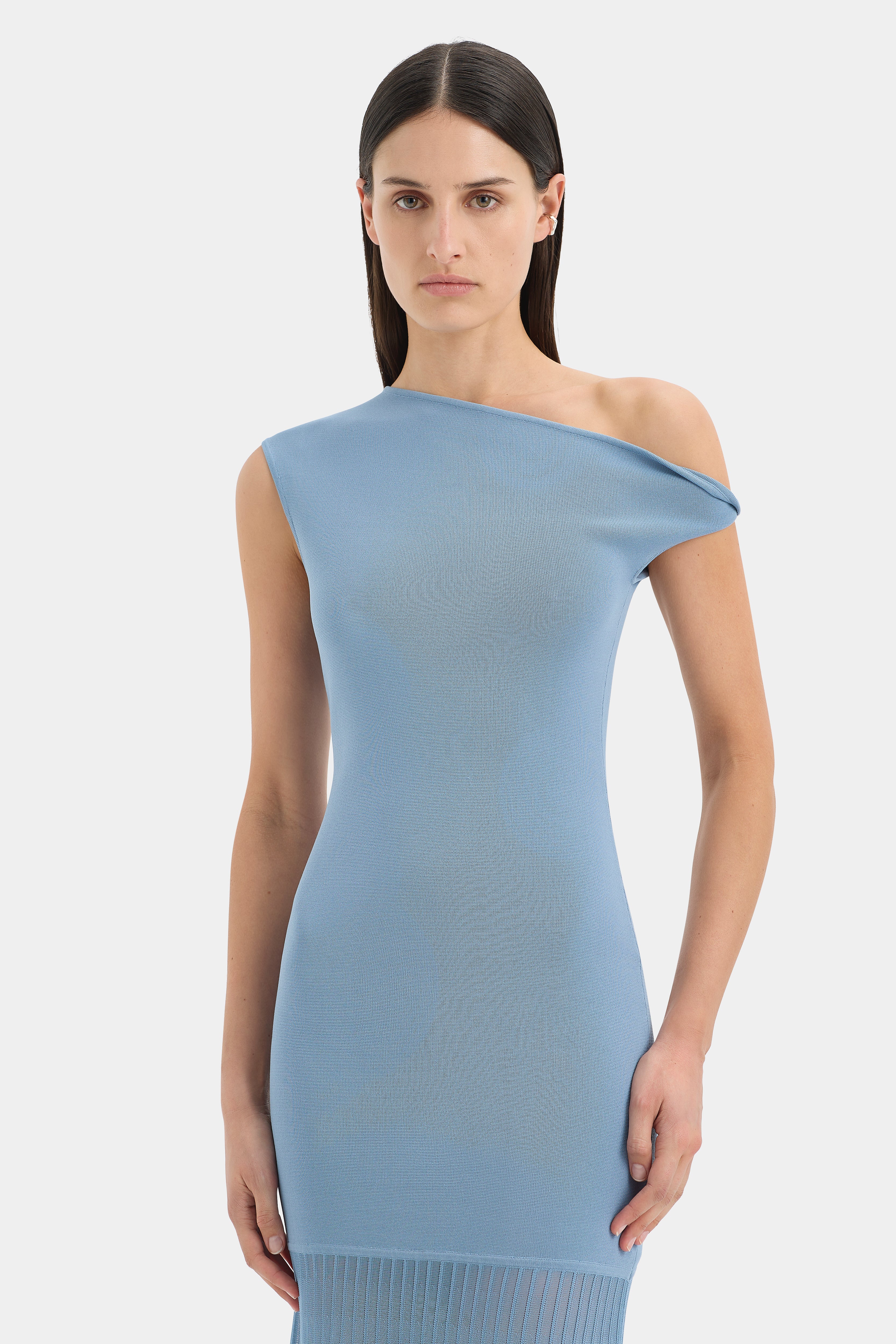 Indigo Twist Dress | Blue