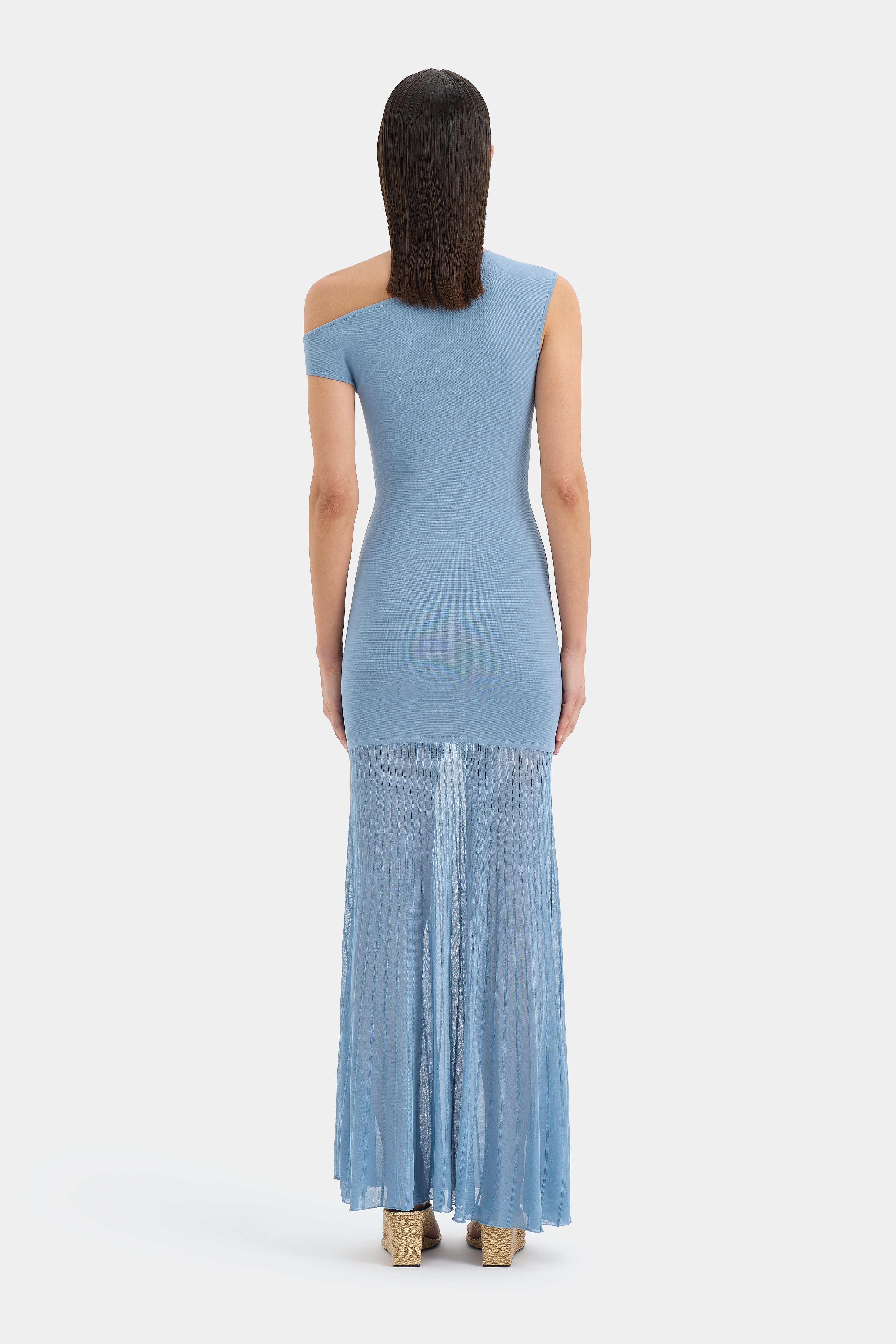 Indigo Twist Dress | Blue | SIR. Indigo Twist Dress | Blue | SIR.
