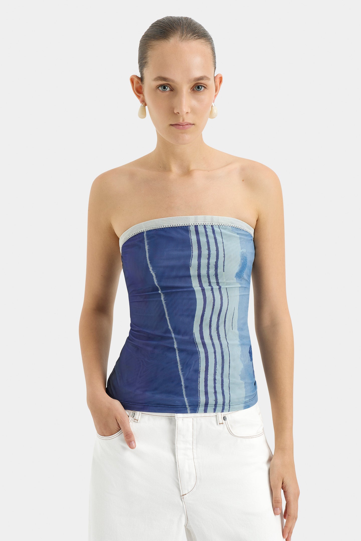 SIR the label Breeze Bandeau Top SHORELINE STRIPE