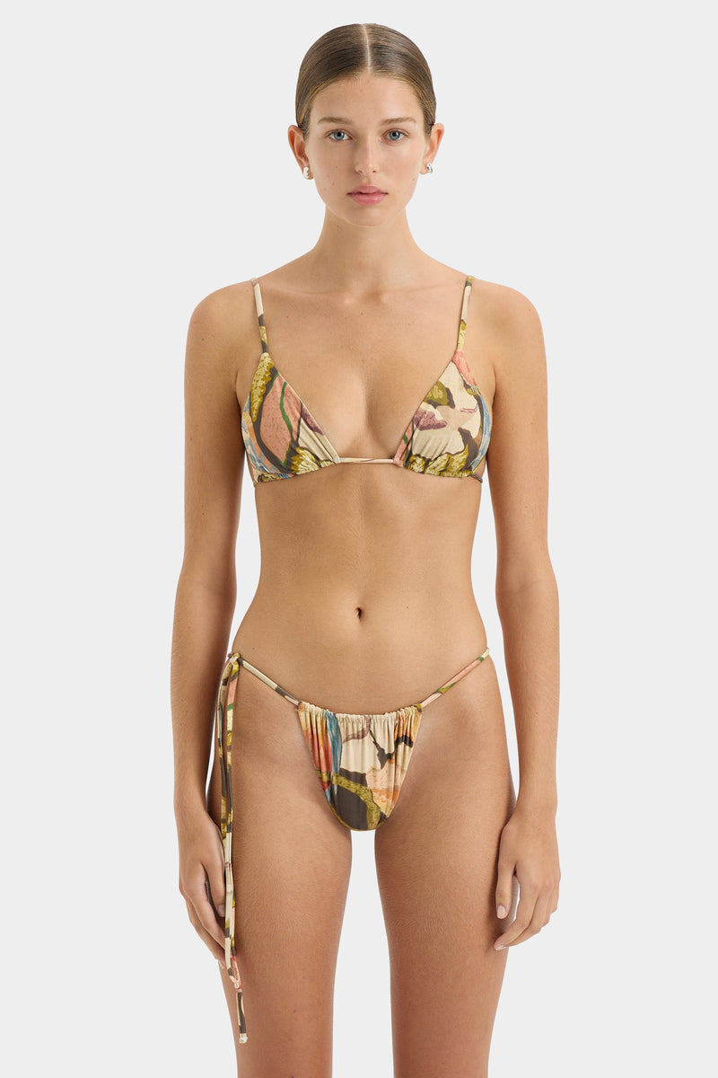 SIR the label Rowe String Triangle Top SANDERLING FLORAL