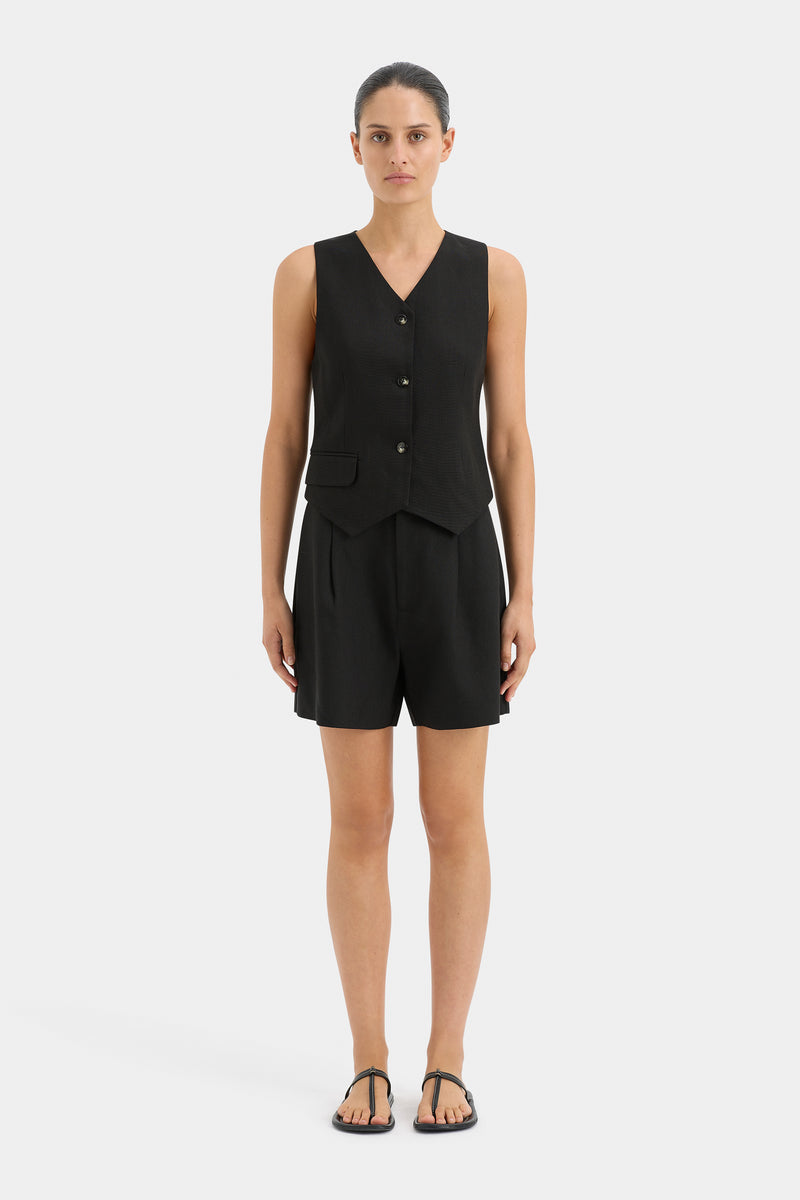 SIR the label Clemence Tailored Short BLACK