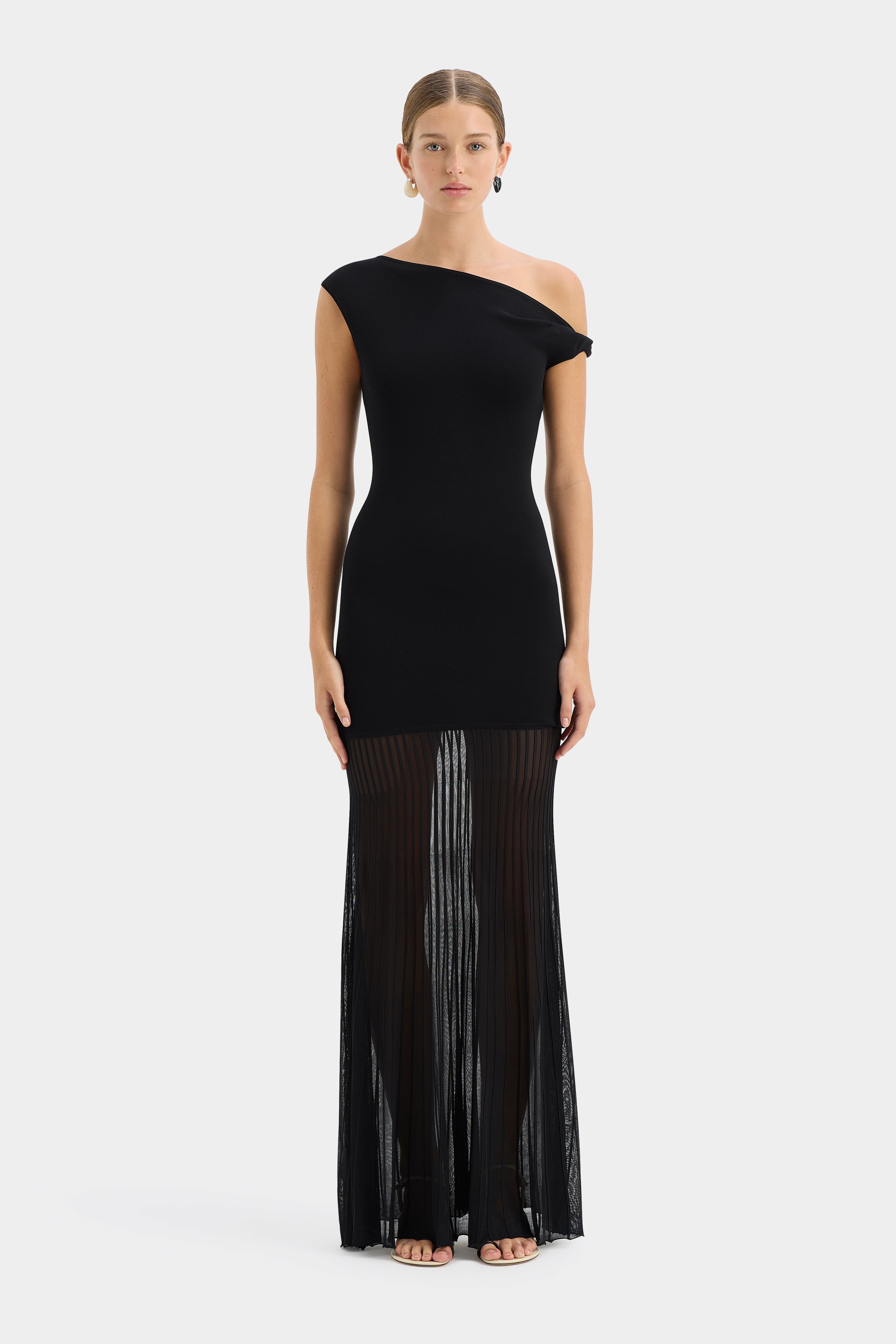 Indigo Twist Dress | Black | SIR. Indigo Twist Dress | Black | SIR.