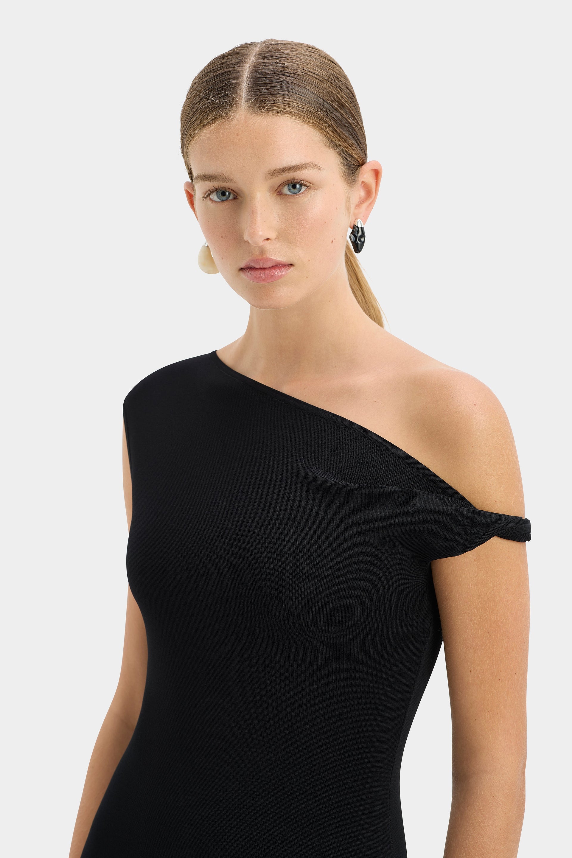 Indigo Twist Dress Black SIR Indigo Twist Dress Black Sir
