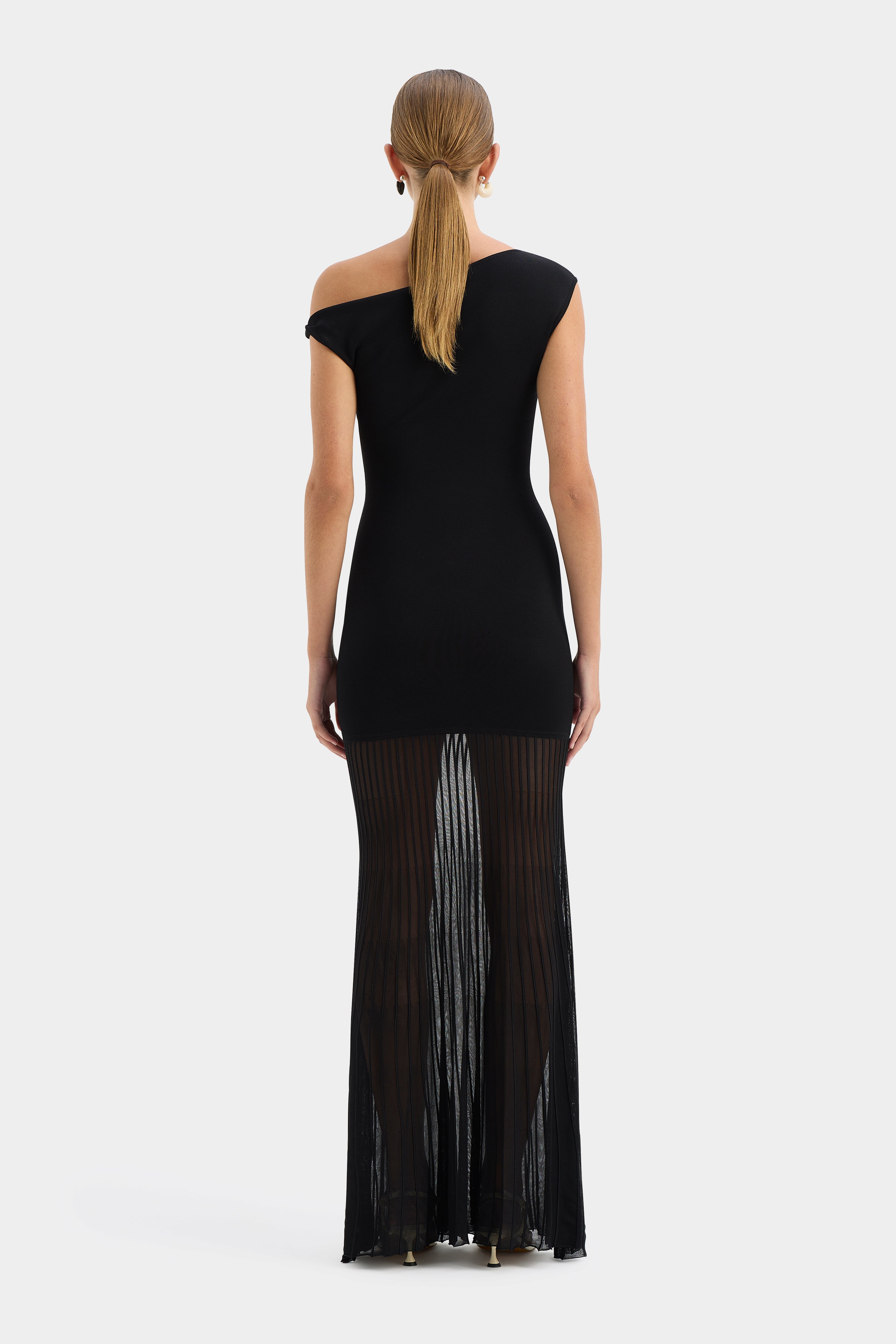 Indigo Twist Dress | Black | SIR. Indigo Twist Dress | Black | SIR.