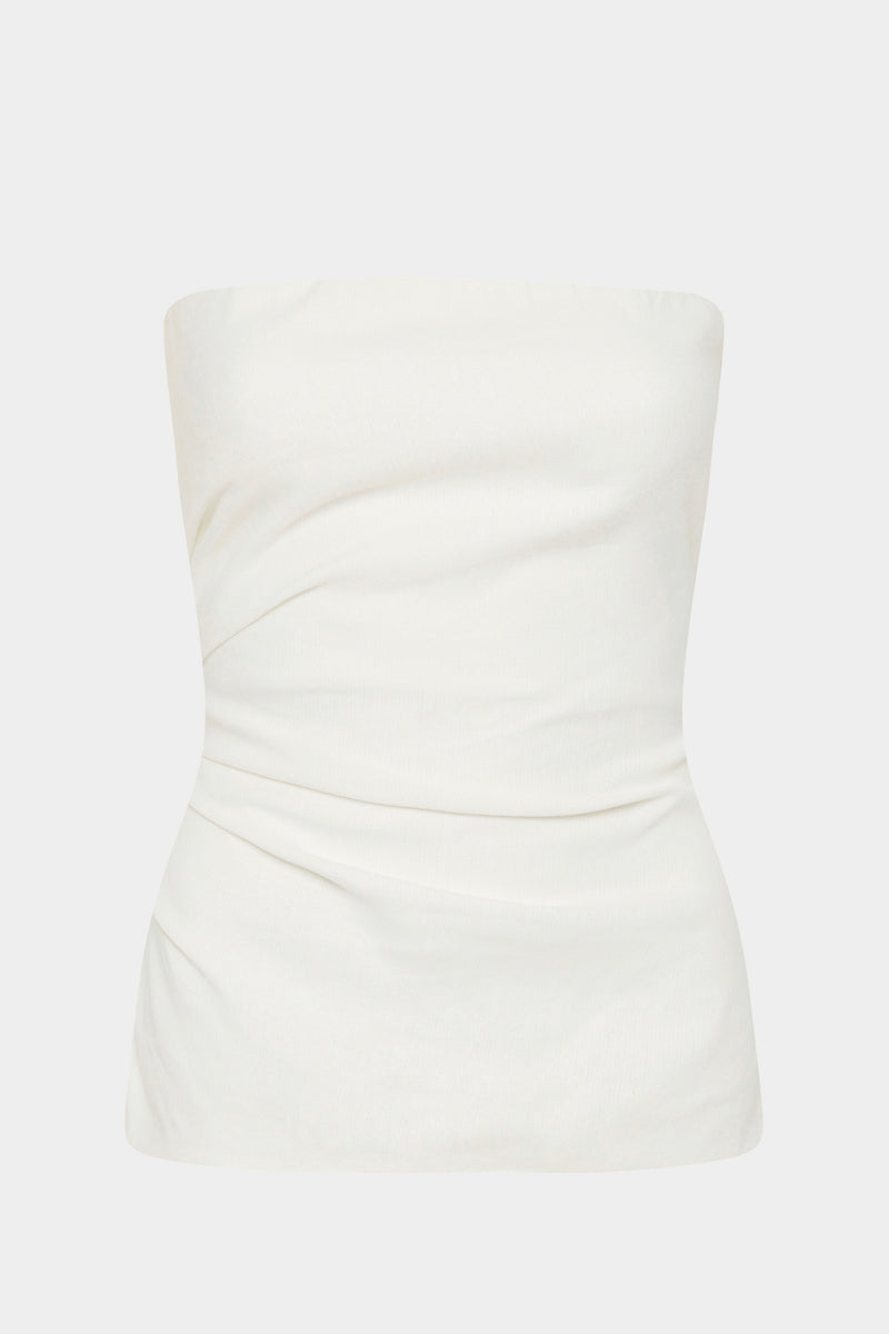 SIR the label Dorian Pleated Bodice IVORY