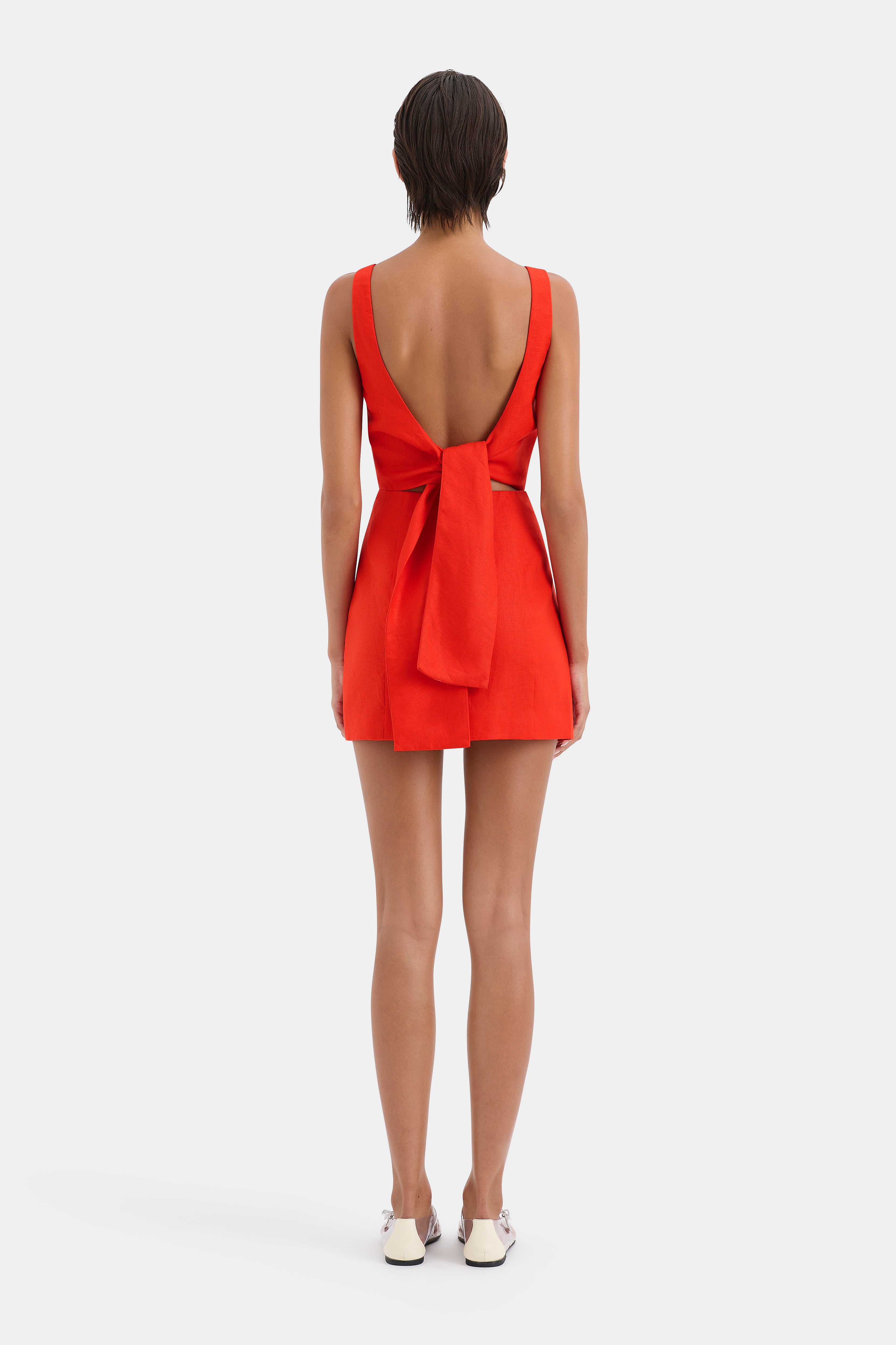 Iris Tie Mini Dress