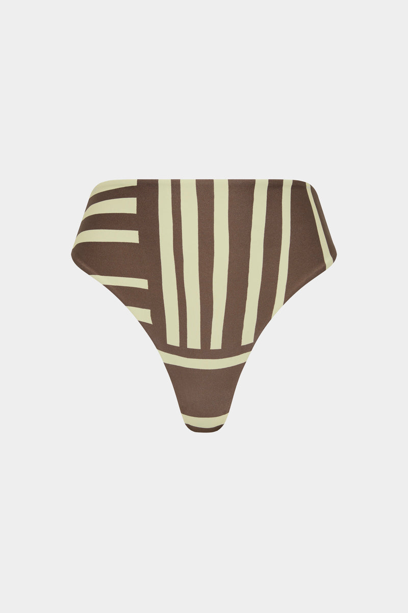 Linocut High Cut Brief