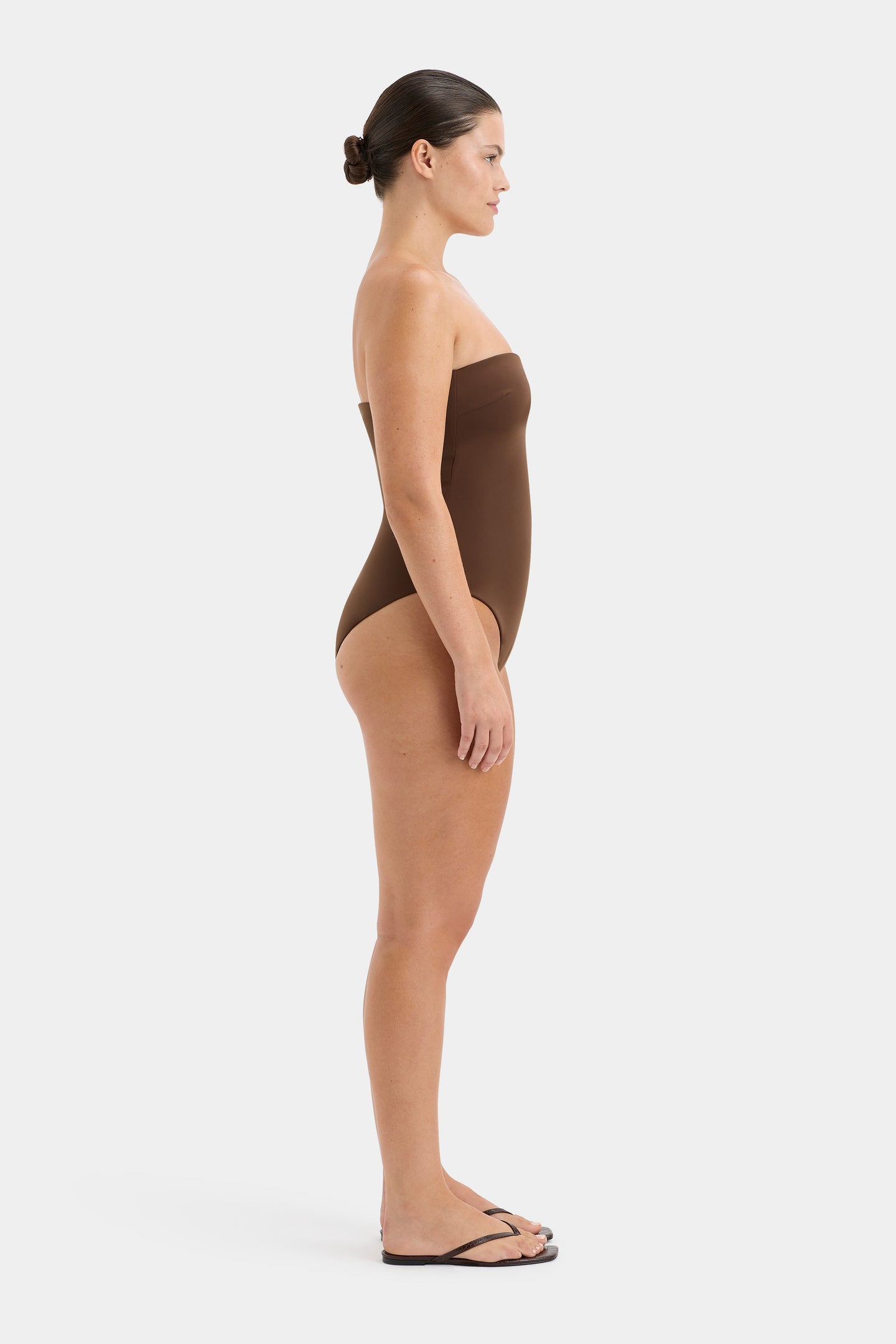 SIR the label Jeanne Beaded One Piece CHOCOLATE