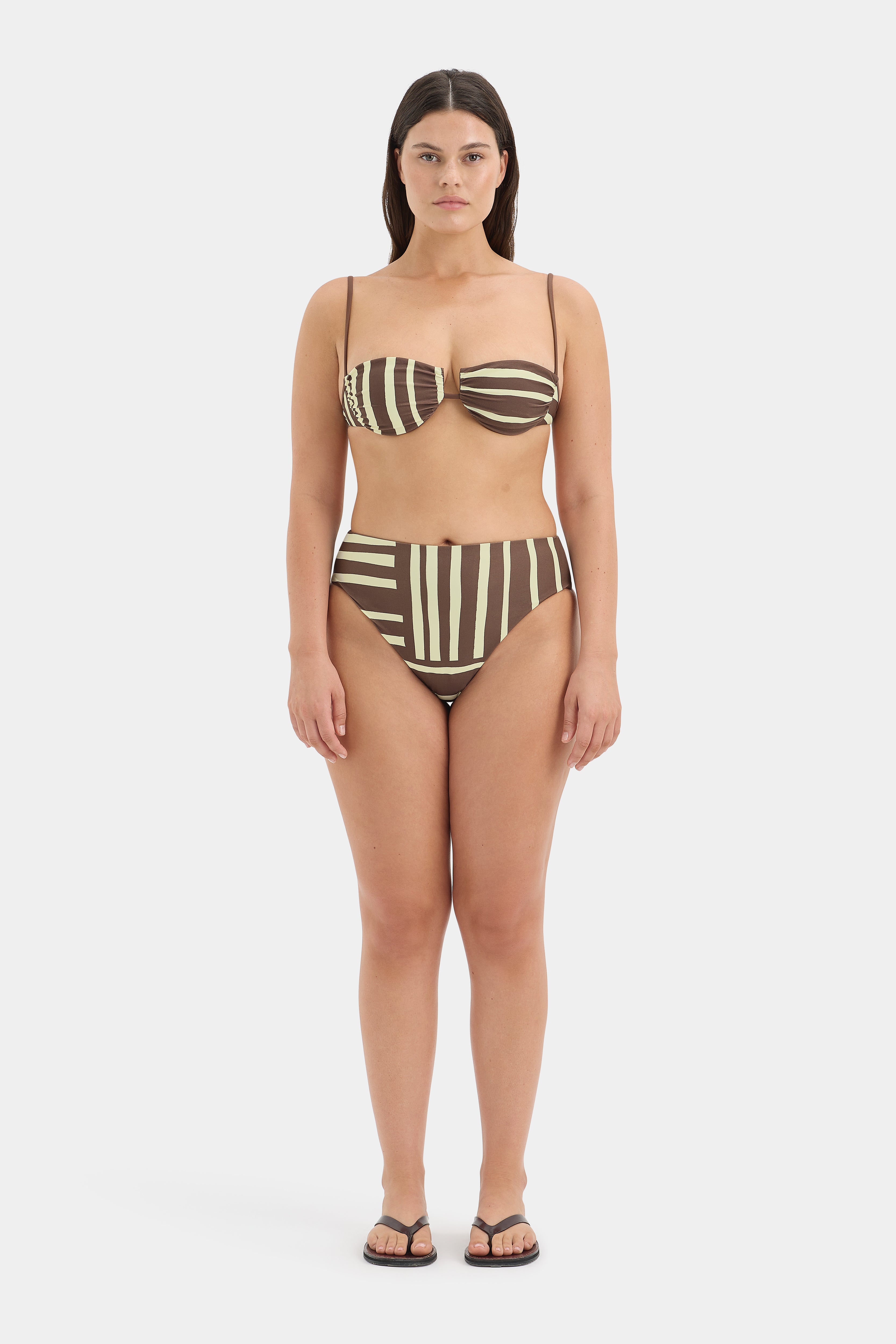 Linocut High Cut Brief