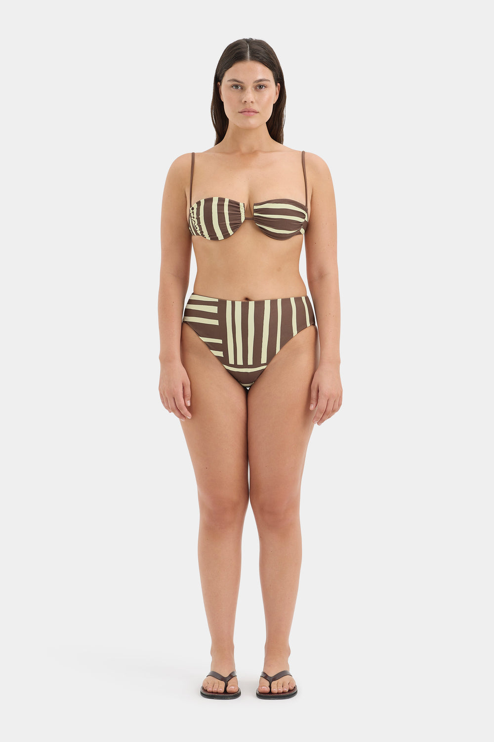 Linocut High Cut Brief