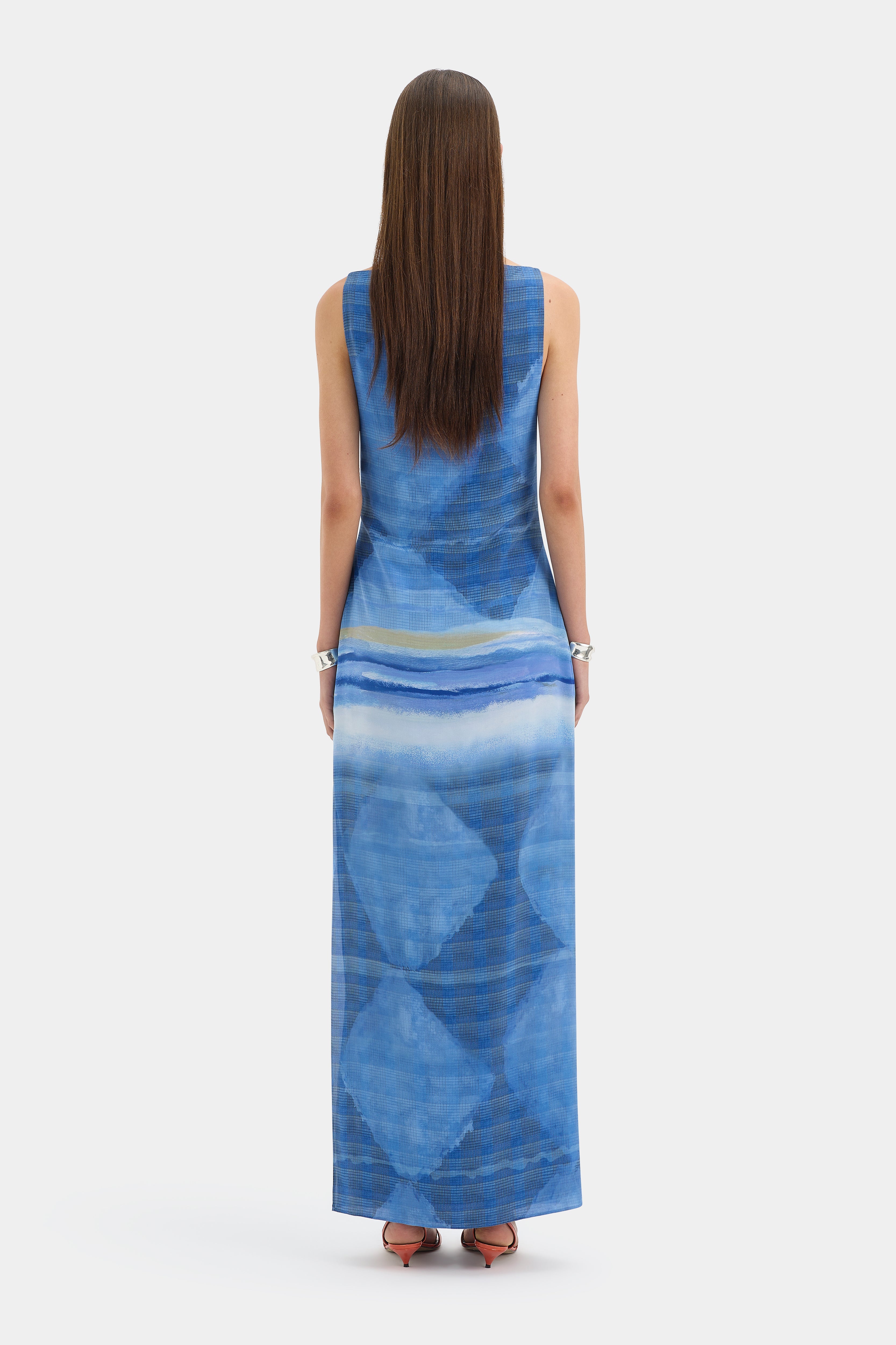 Isla Maxi Dress | Blue Estela Azul | SIR. Isla Maxi Dress | Blue Estela Azul | SIR.