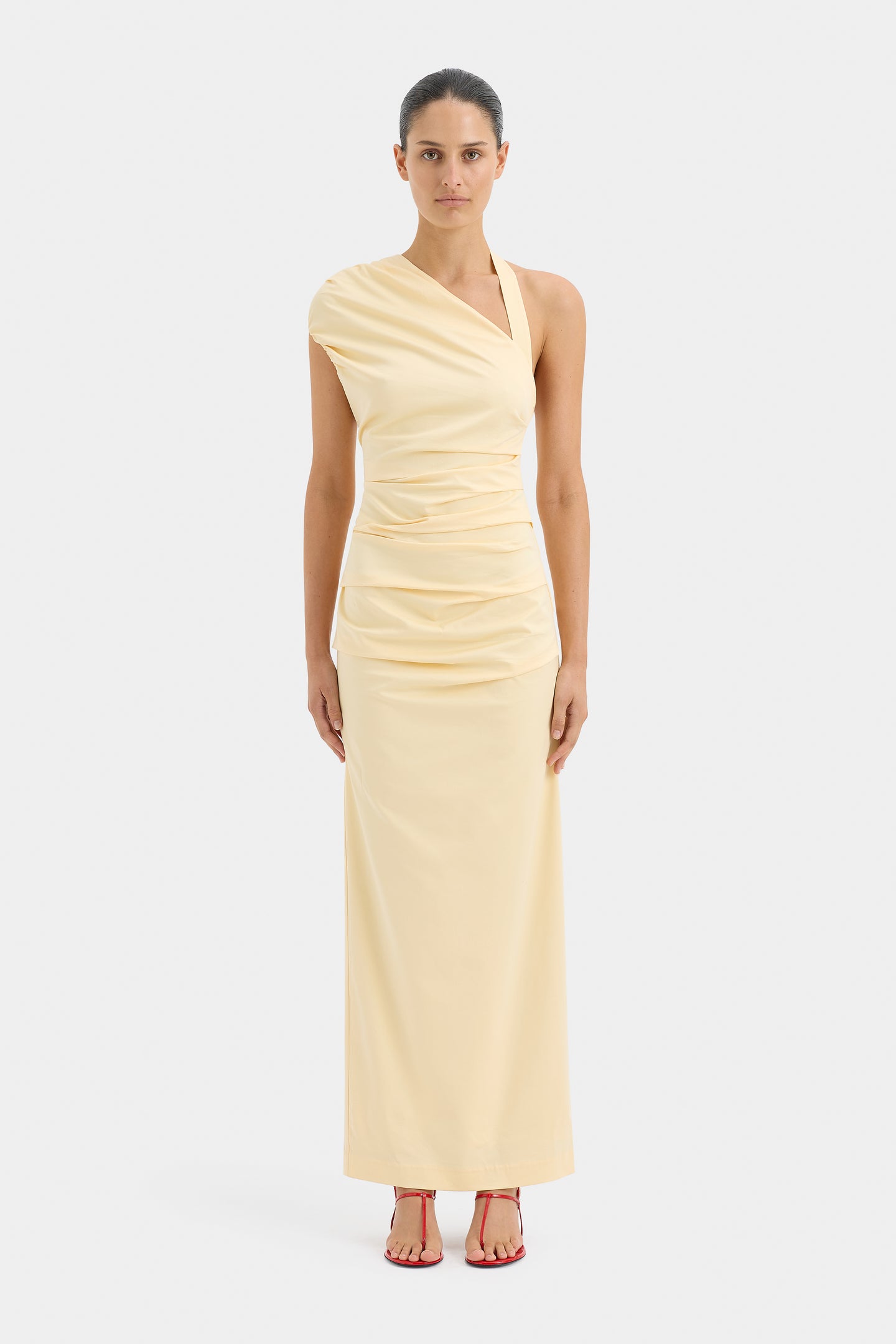 SIR the label Giacomo Gathered Gown Butter