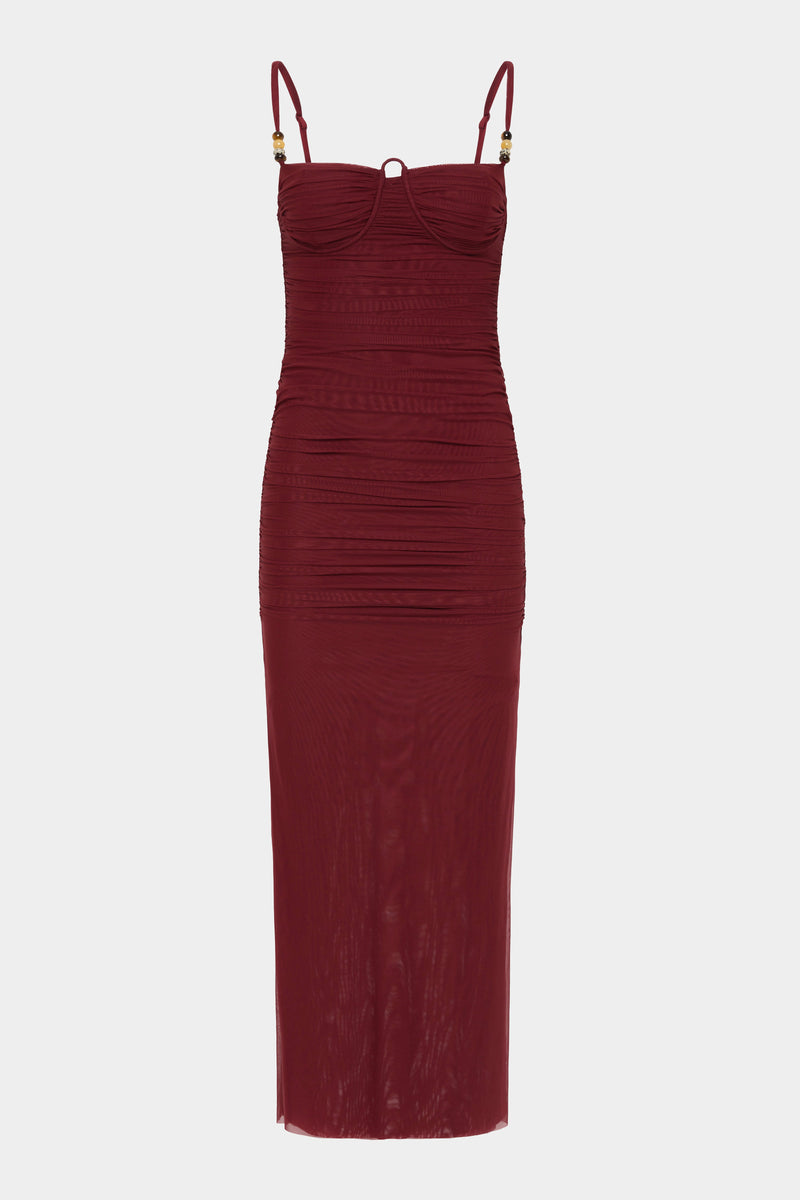 Jacques Beaded Midi Dress