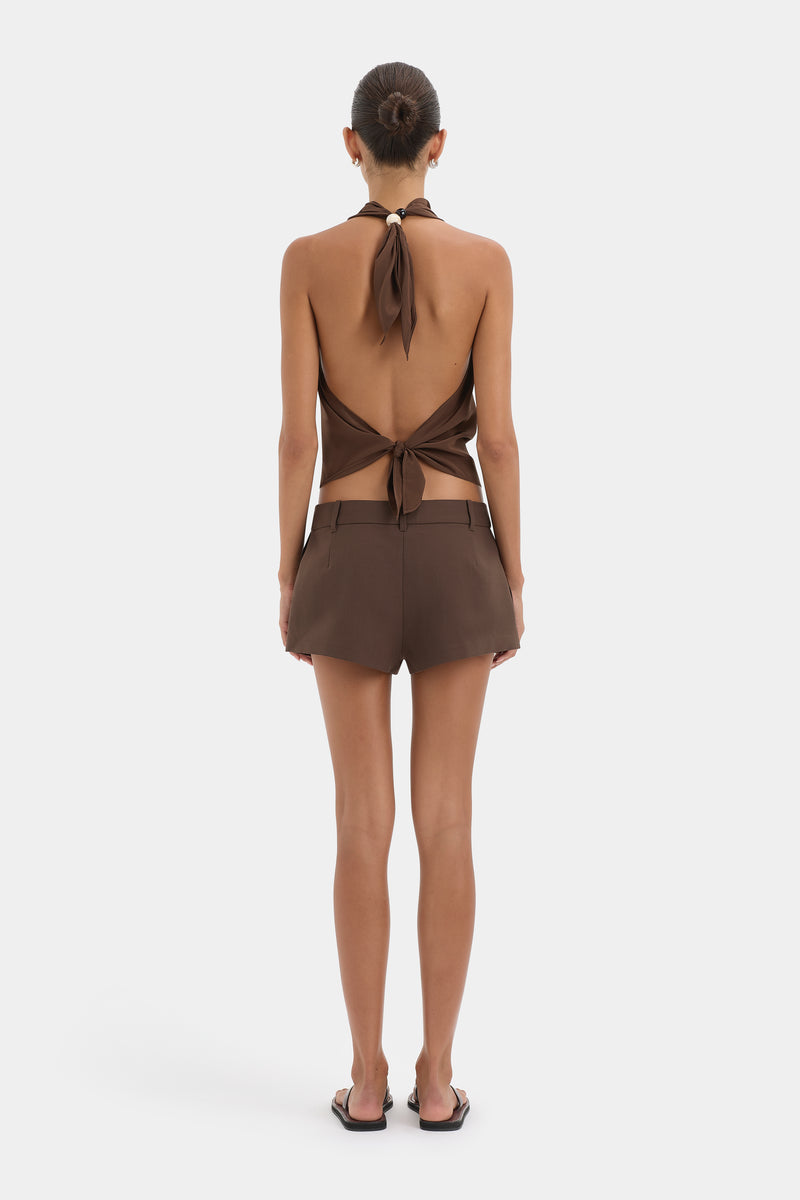 Rioja Halter Scarf Top