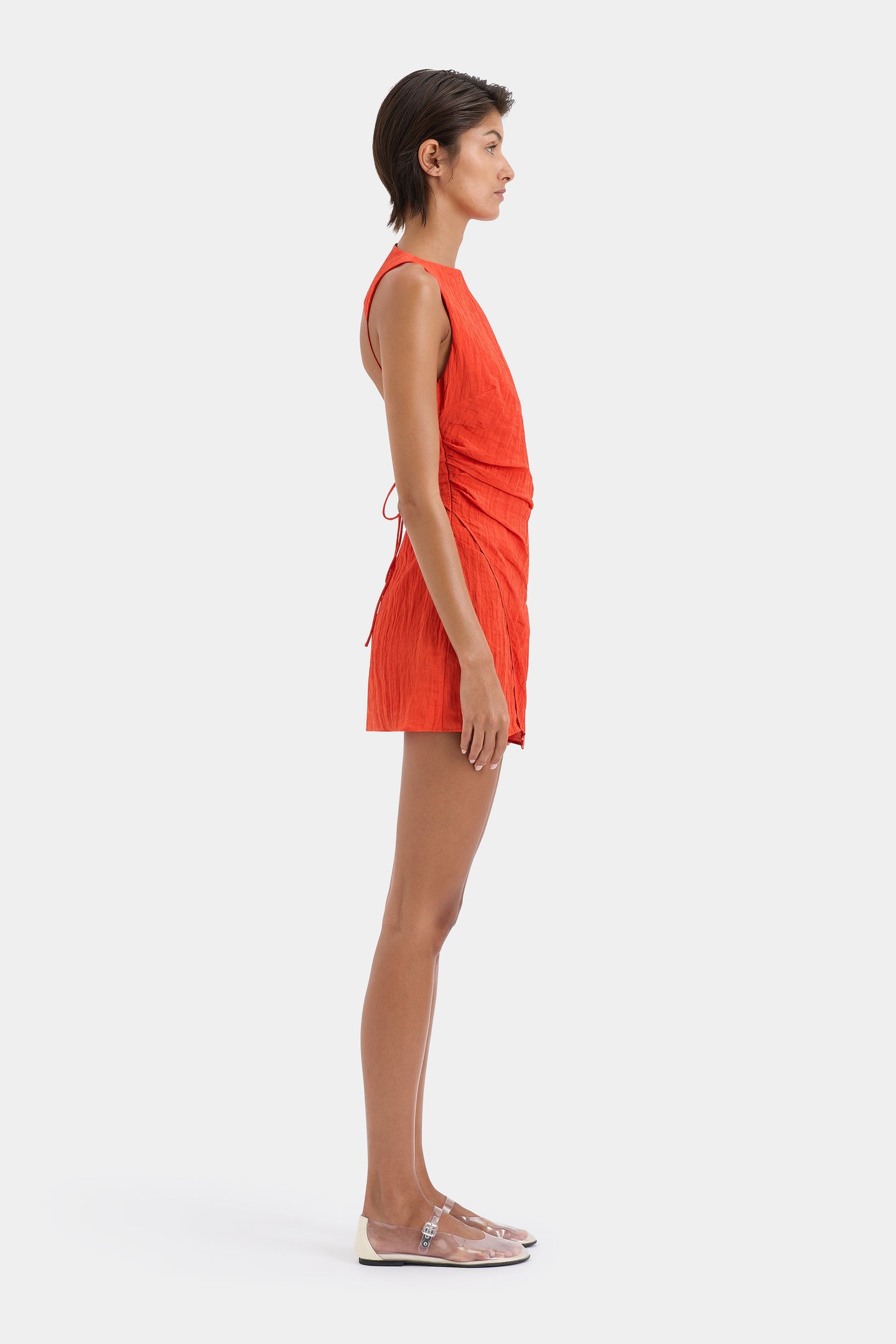 SIR the label Ligera Mini Dress Tangerine