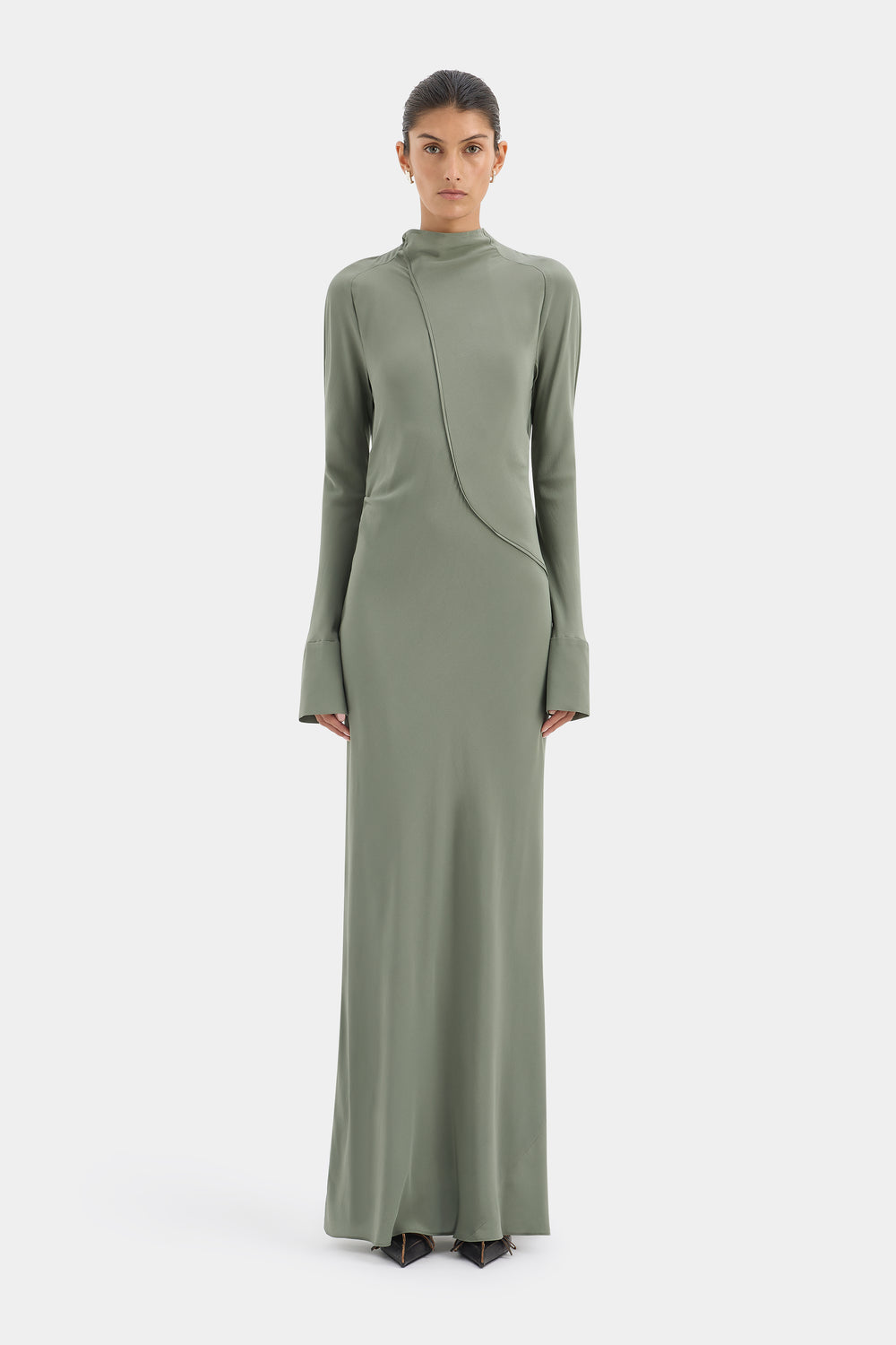 Rousseau Open Back Gown