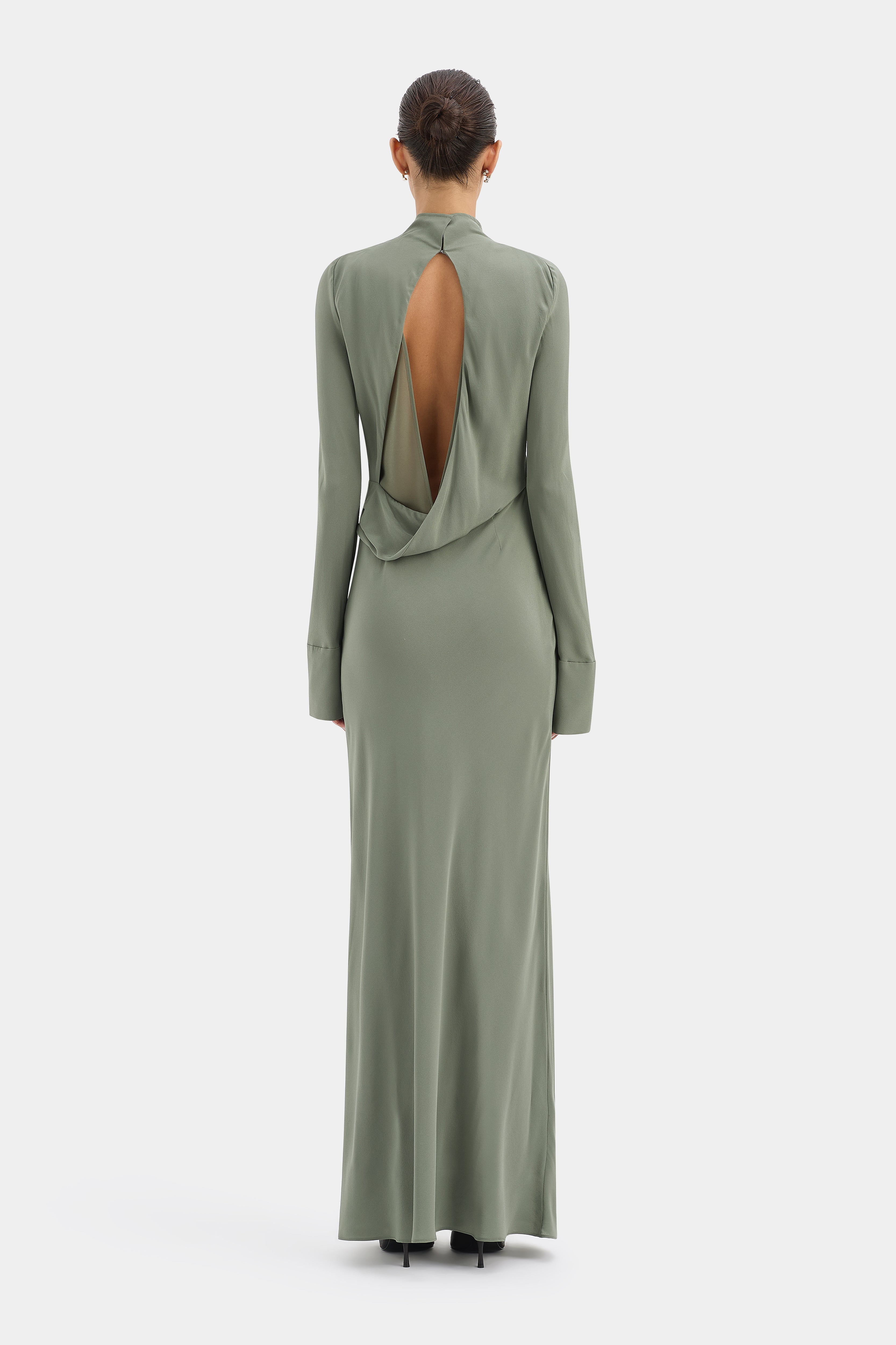 Rousseau Open Back Gown SIR. Rousseau Open Back Gown SIR.