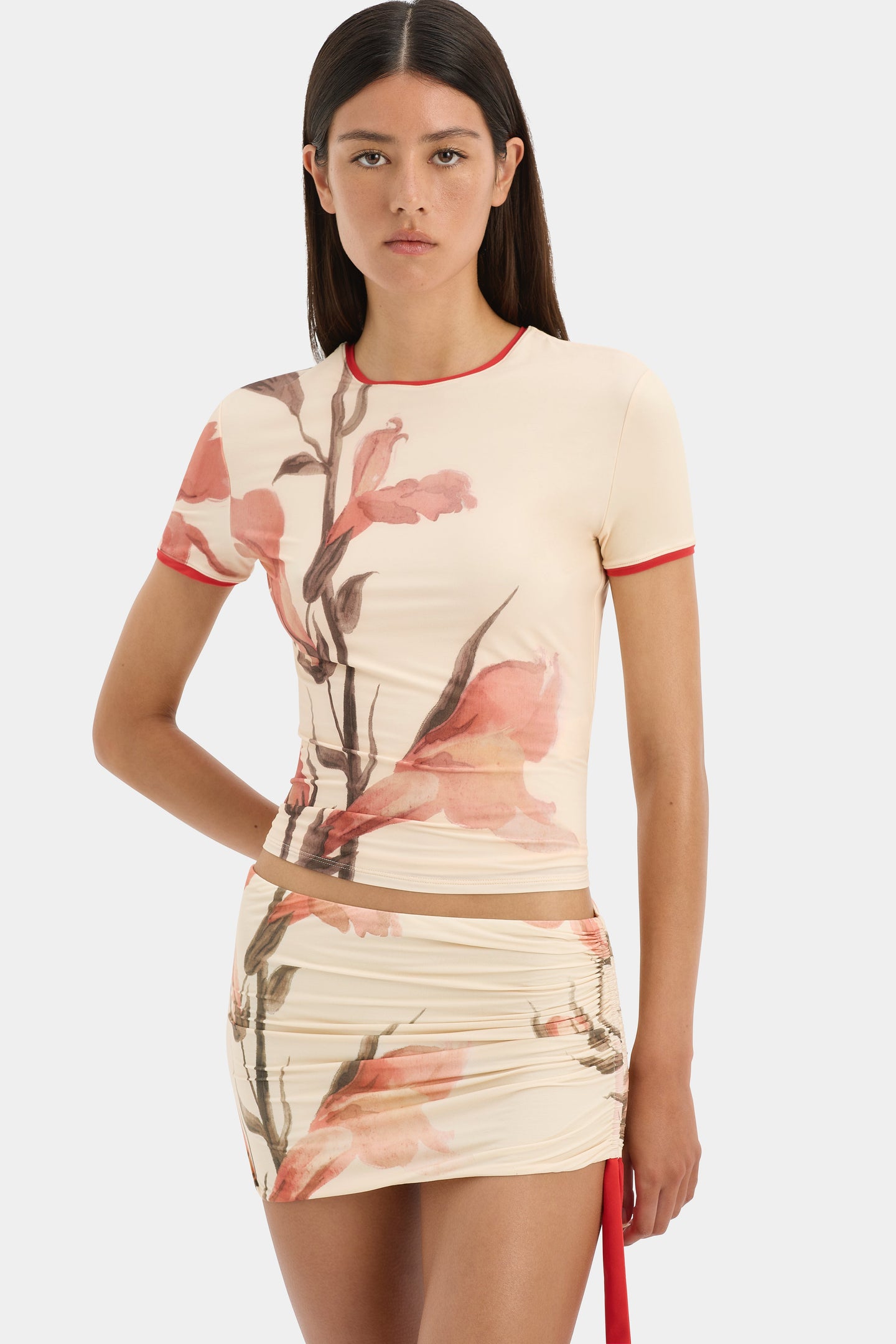 SIR the label Hana Tee Gladioli Print