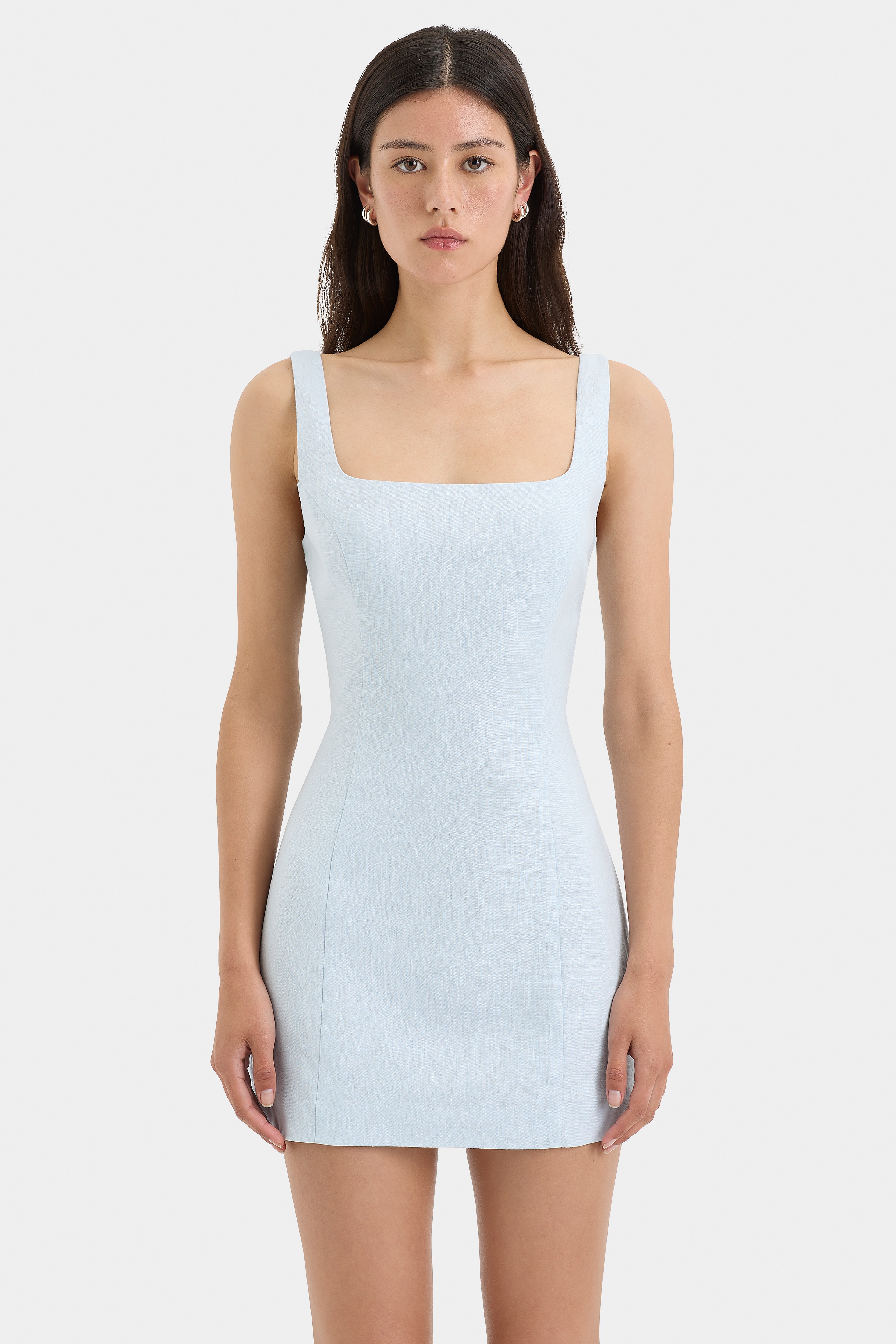 Iris Tie Mini Dress