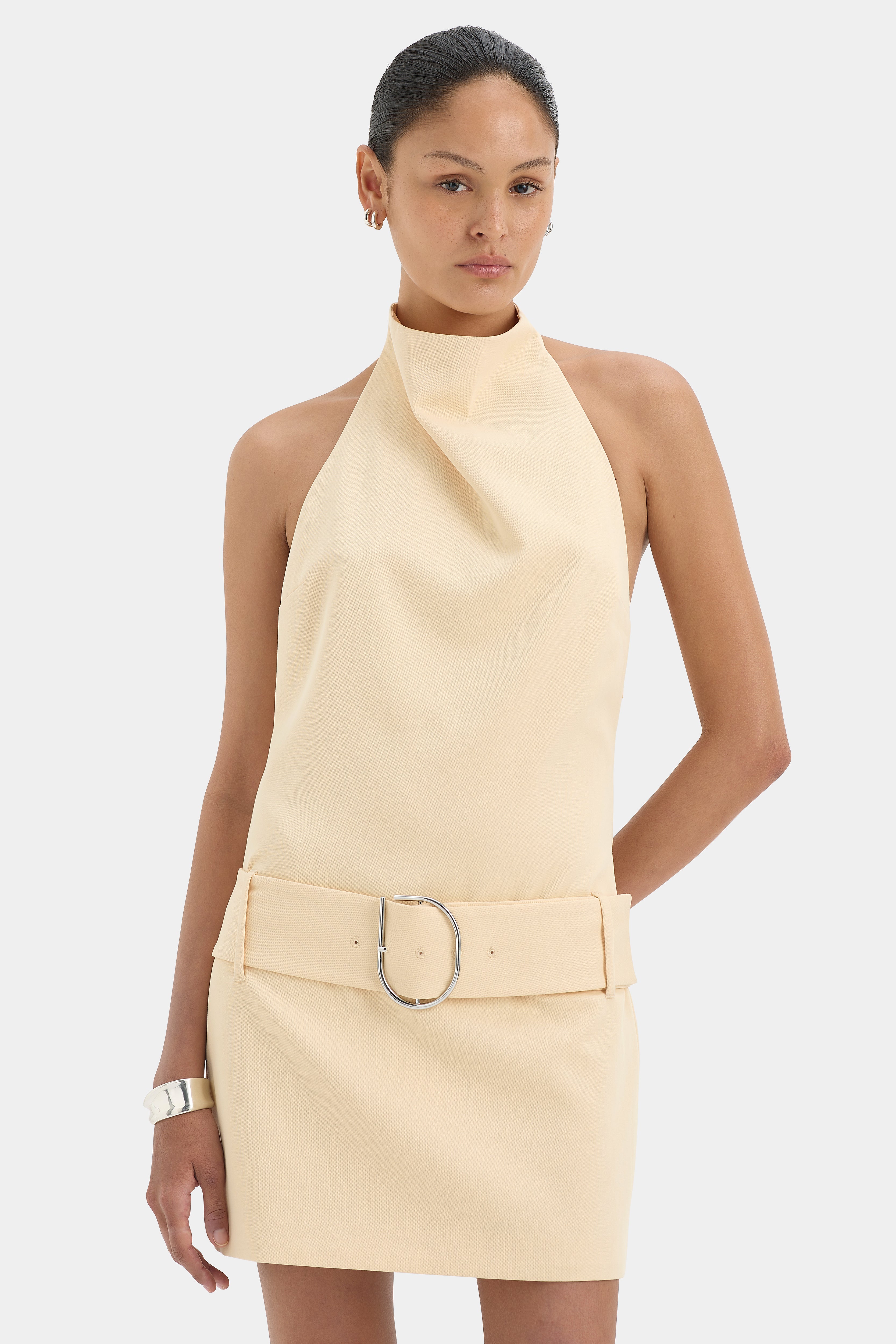 Sabina Belted Mini Dress