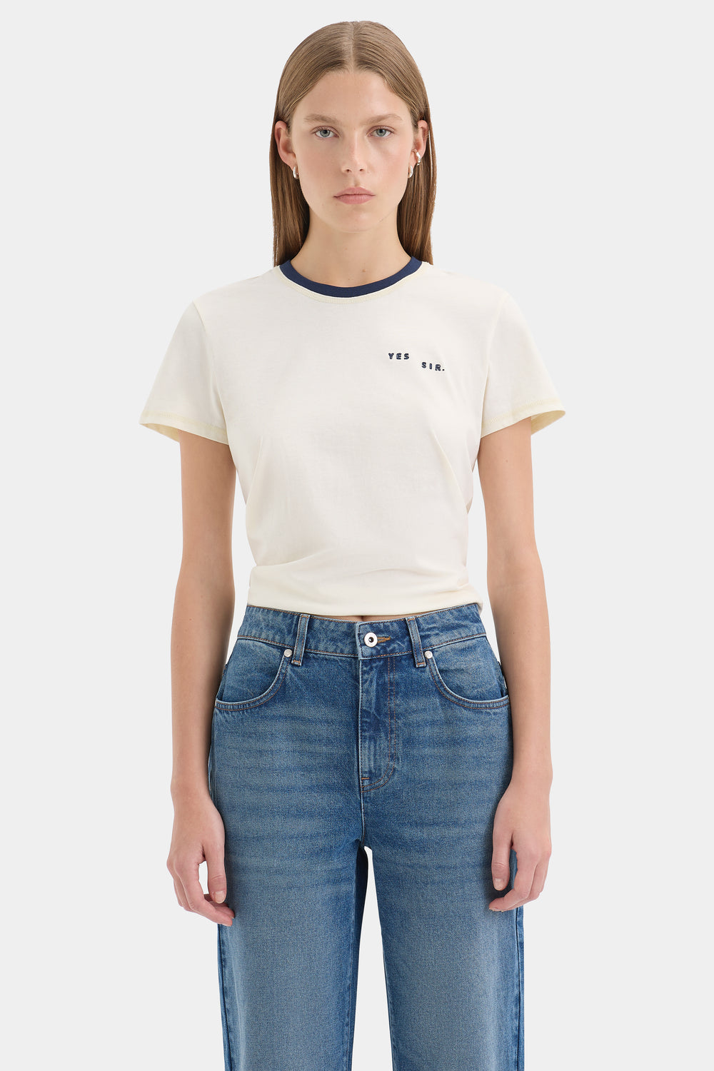 Yes SIR. Crew Neck Tee