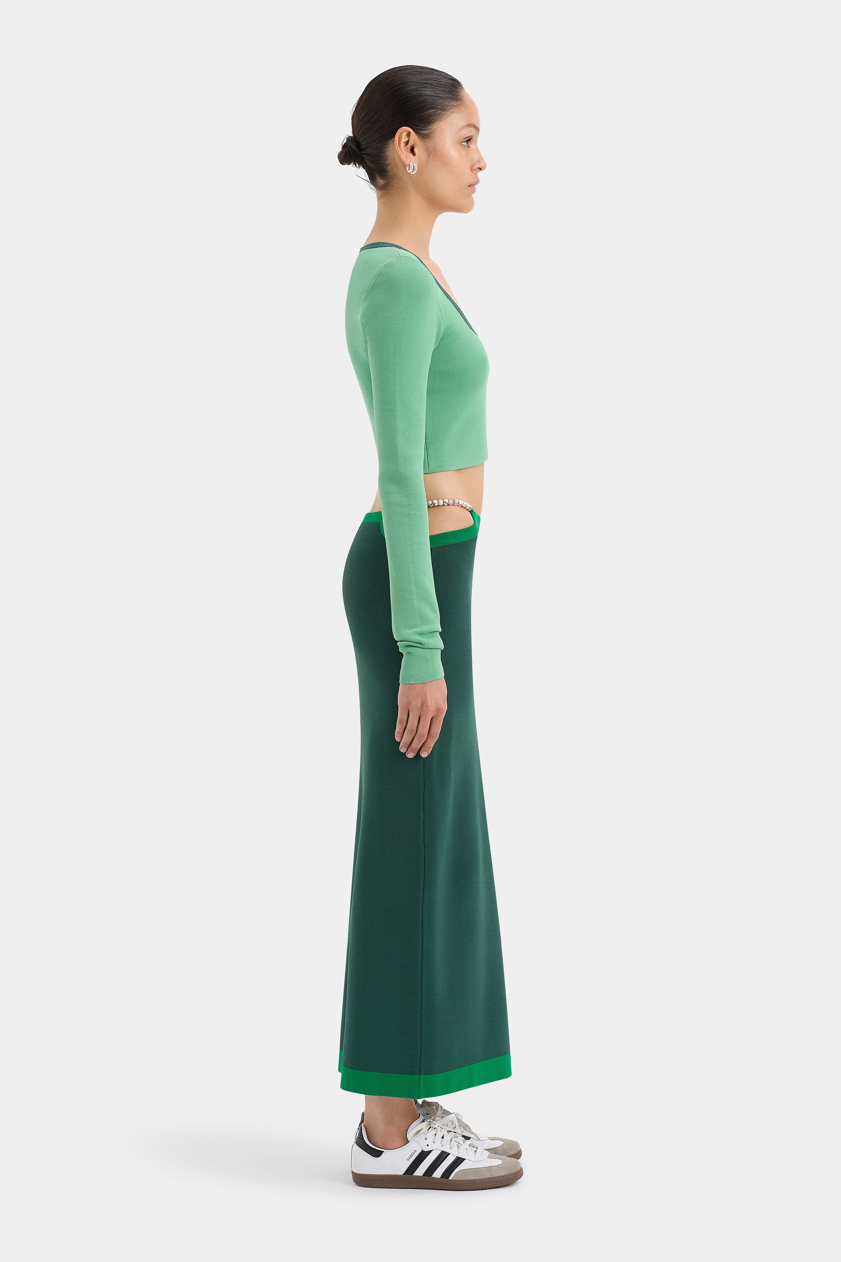 Salvador Beaded Midi Skirt