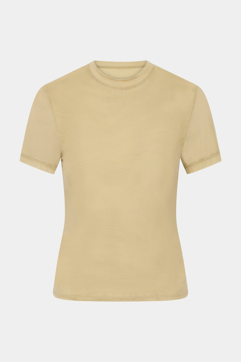 SIR the label Jacques Mesh Fitted Tee OLIVE