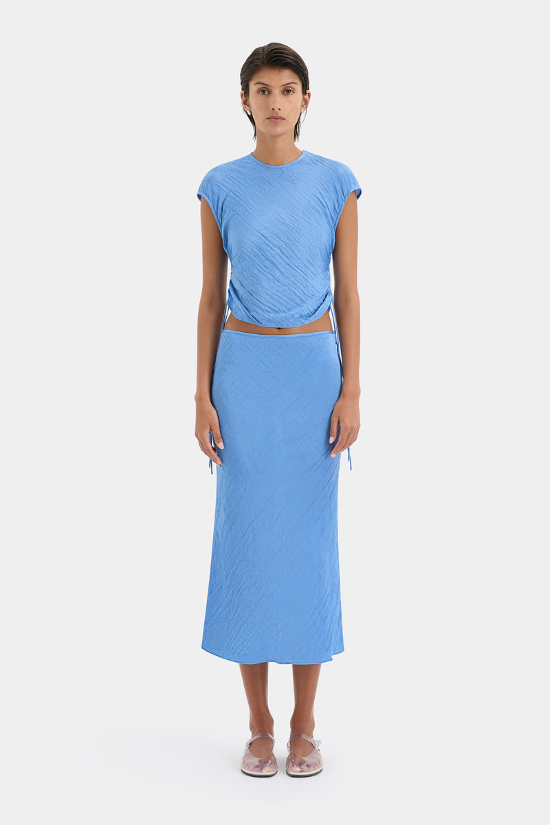 SIR the label Ligera Midi Skirt Cornflower