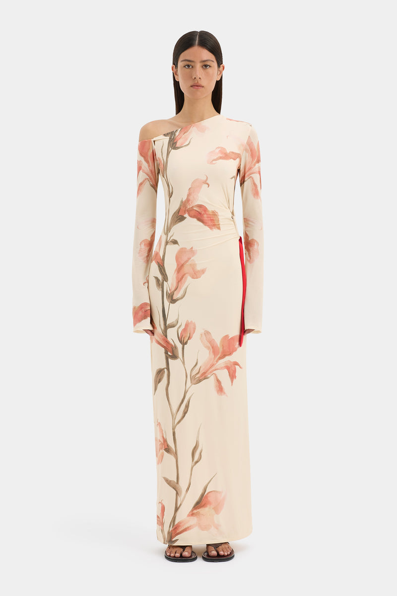 Hana Tie Maxi Dress