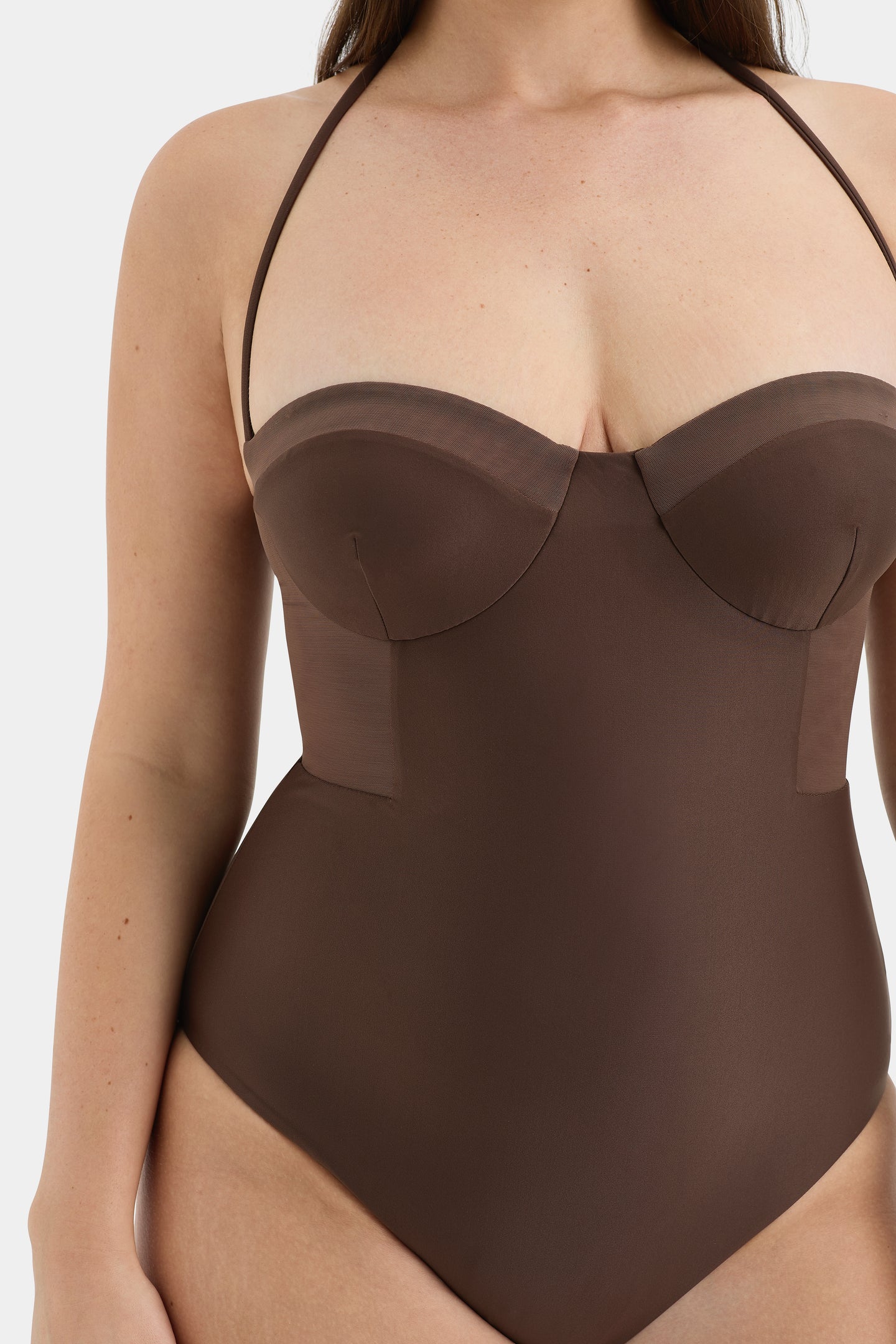 SIR the label Dunes Splice One Piece CHOCOLATE