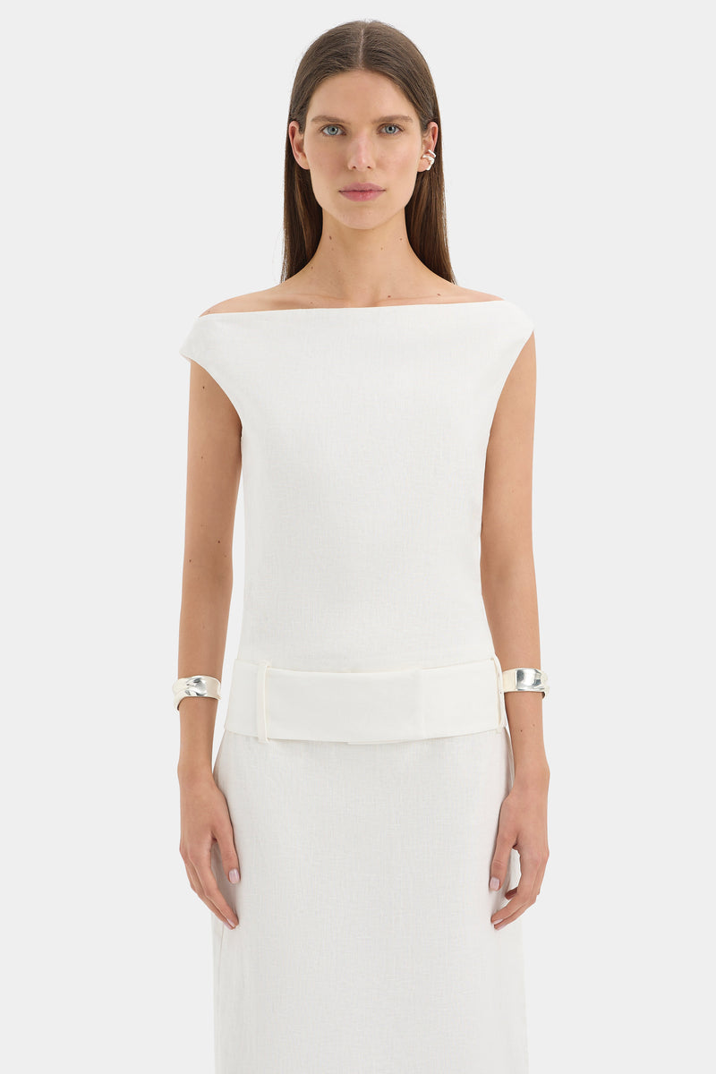 Raquel Off Shoulder Midi Dress