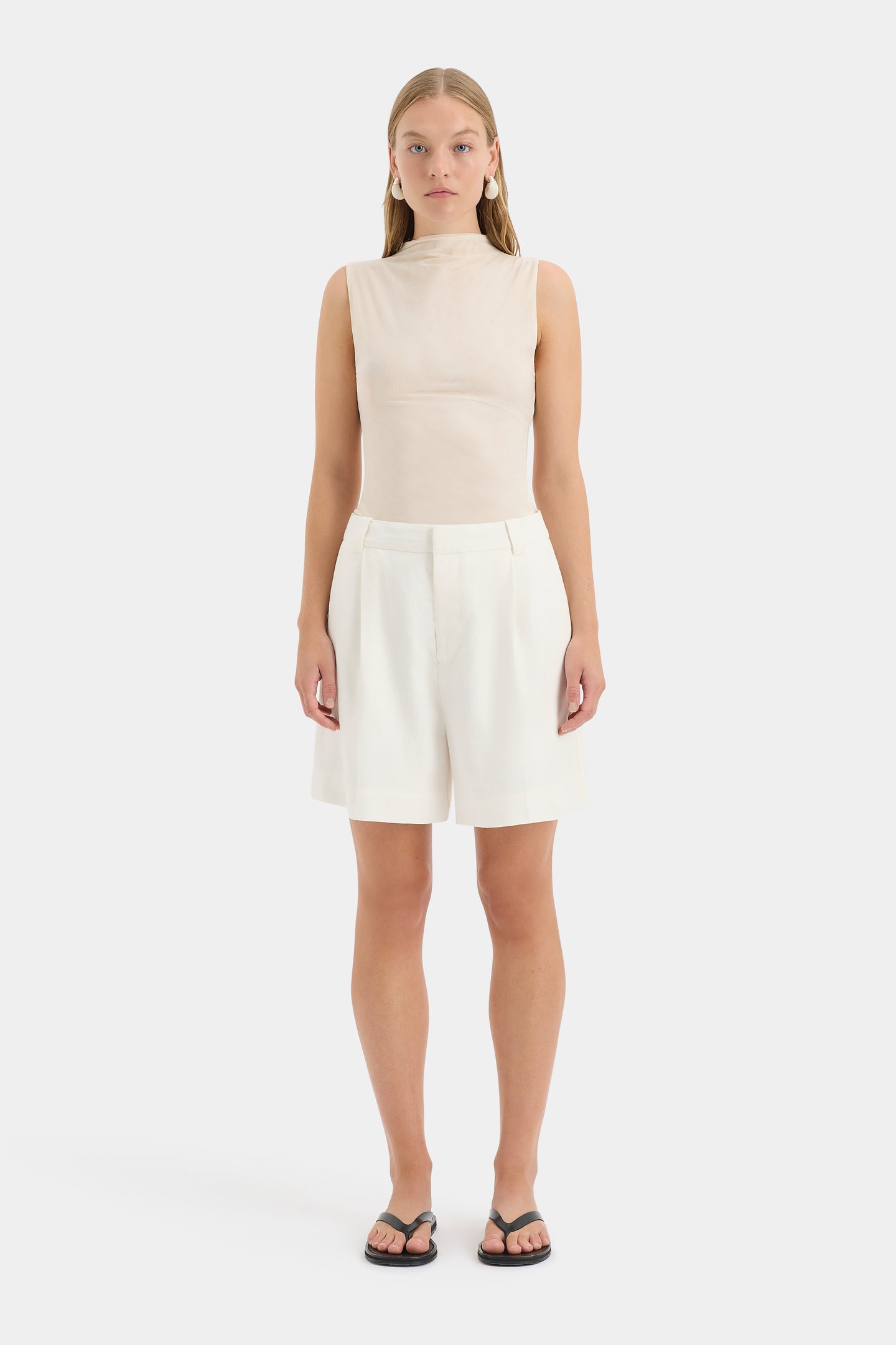 SIR the label Dorian Tailored Short IVORY