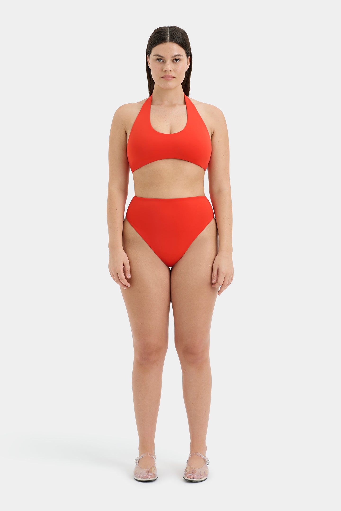 SIR the label Clarita High Cut Brief TANGERINE