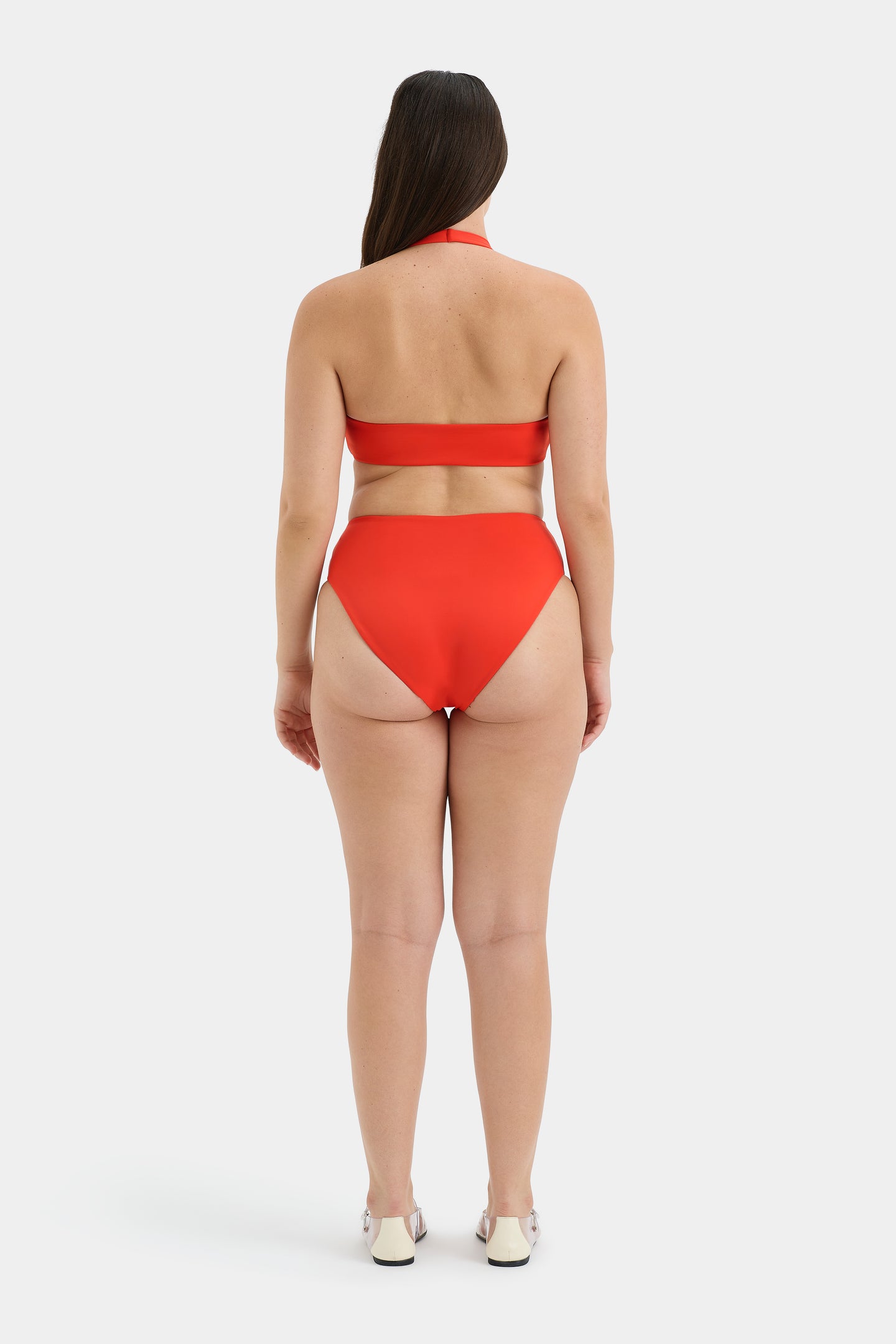 SIR the label Clarita High Cut Brief TANGERINE