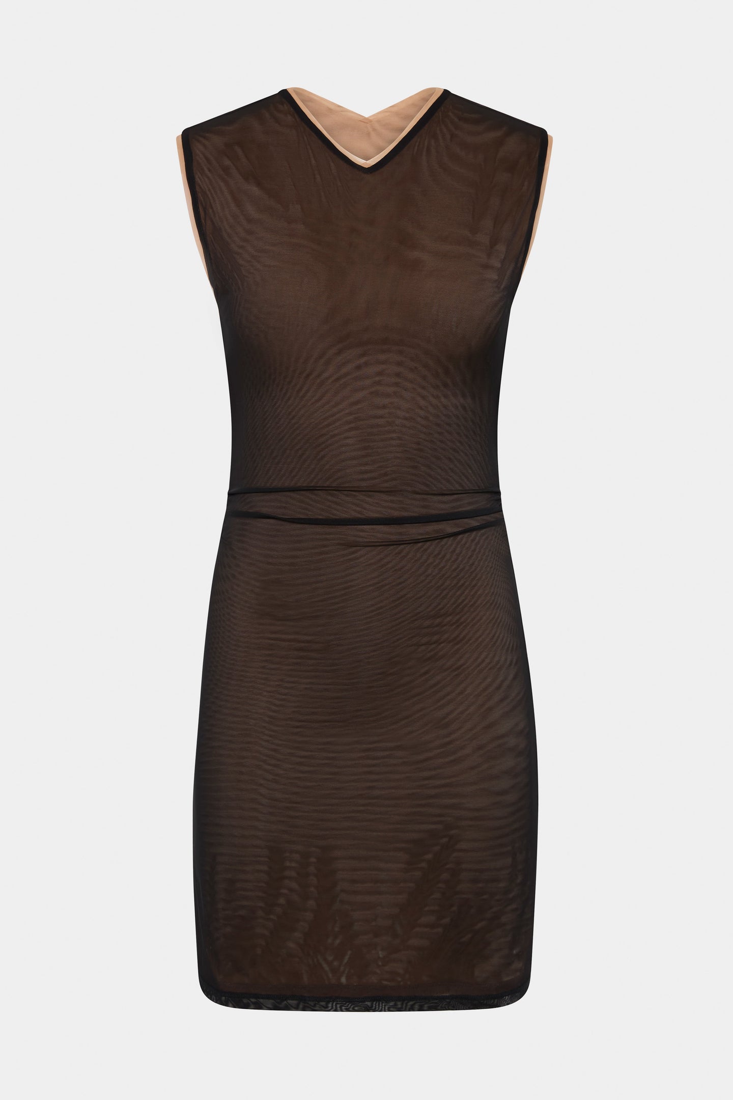 SIR the label Delta Overlay Dress SEPIA