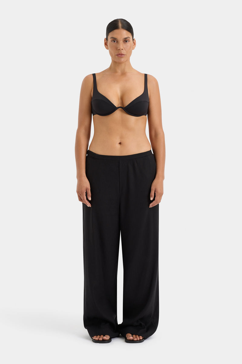 SIR the label Dorian Wide Leg Pant BLACK