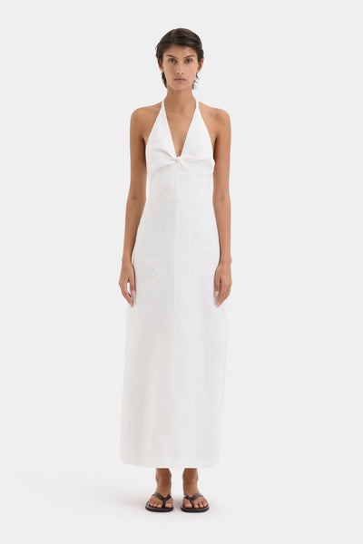 Alessandra Midi Dress | Ivory | SIR. Alessandra Midi Dress | Ivory | SIR.